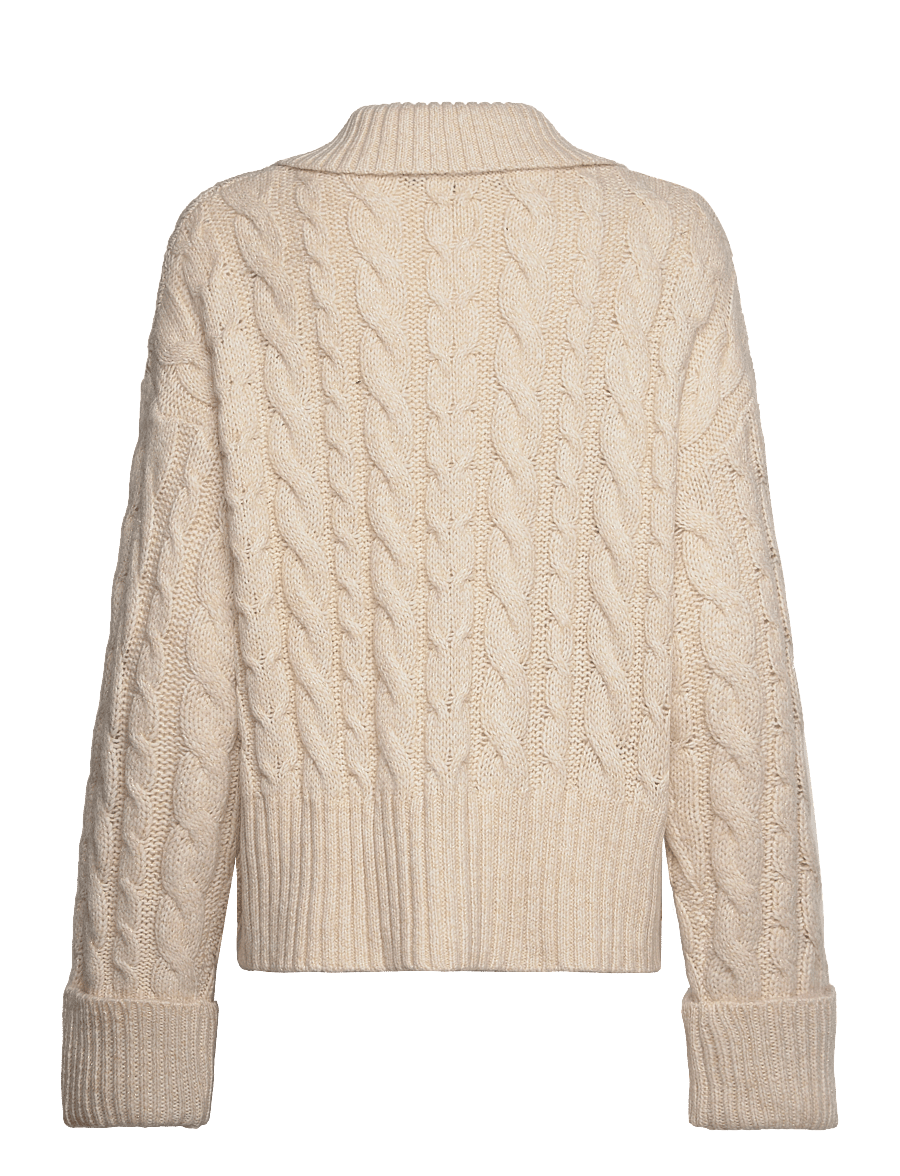 French Connection - KYLA SPARKLE LS JUMPER - porcelain cream - 2