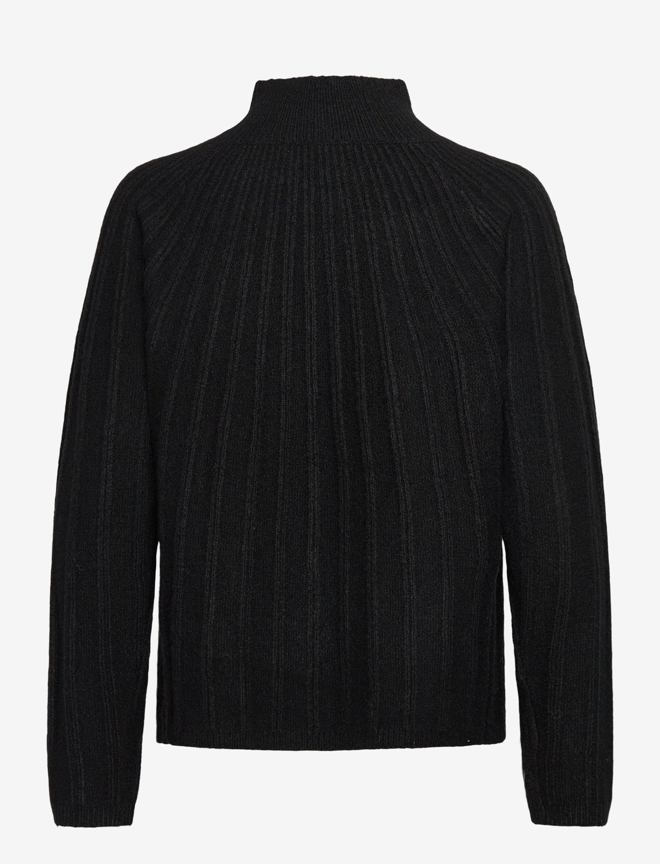 French Connection - KEZIA RECYCLED MOCK RIB JUMPER - stickade tröjor - black - 2