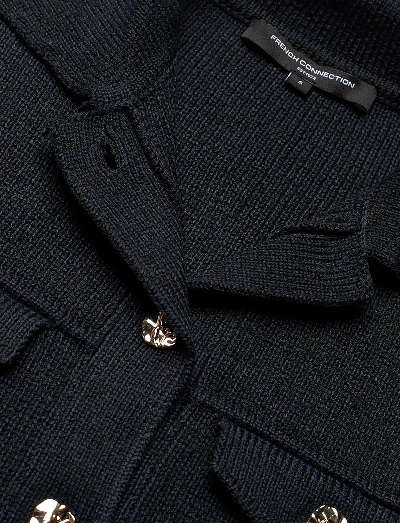 French Connection - ROLAND KNIT COLLARED GILET - stickade västar - indigo - 5