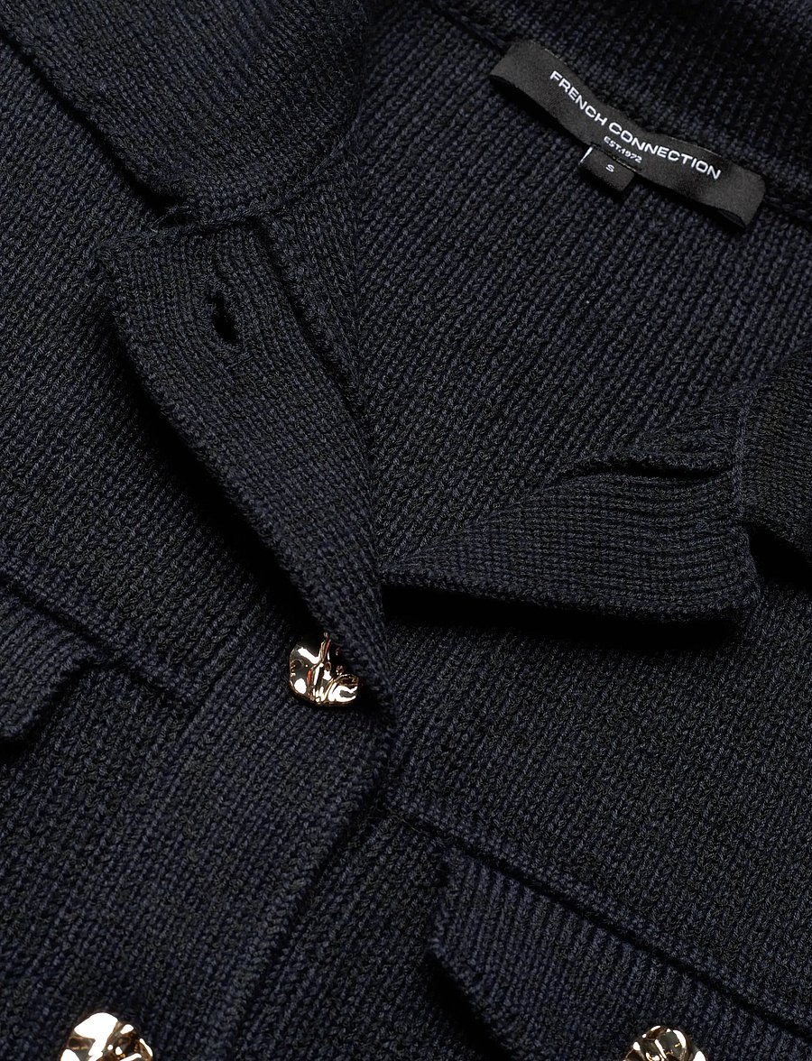 French Connection - ROLAND KNIT COLLARED GILET - strikveste - indigo - 5
