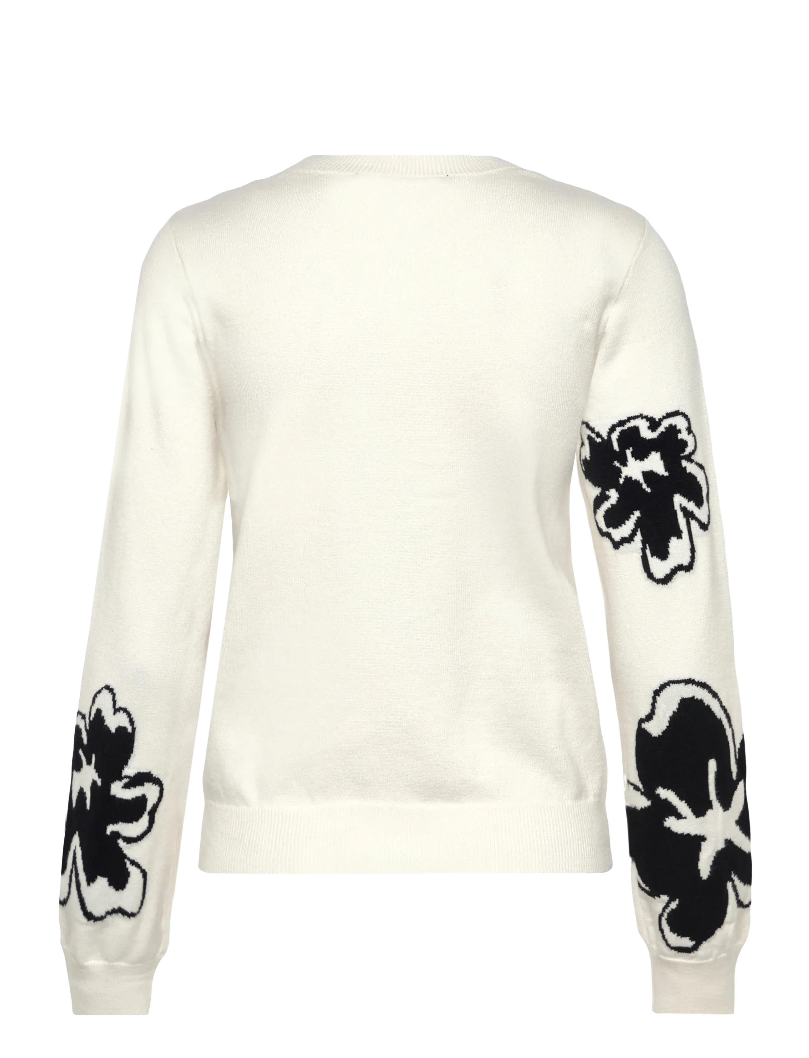 French Connection - PAISLEE FLORAL JACQUARD JUMPER - strikkegensere - white multi - 1