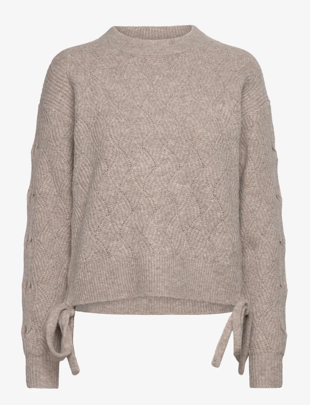 French Connection - TINA CABLE TIE JUMPER - jumpers - mushroom - 0