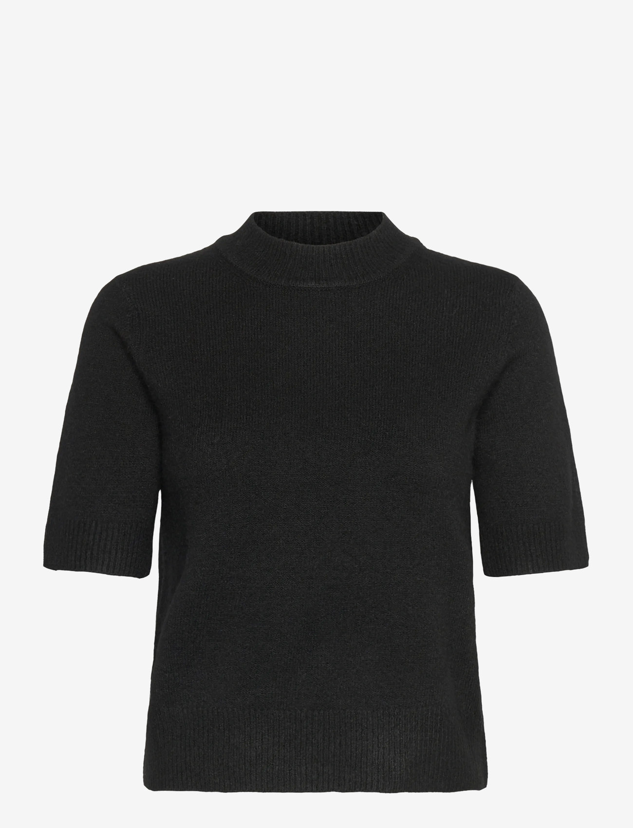 French Connection - KEZIA S/S MOCK NK TOP - jumpers - black - 1