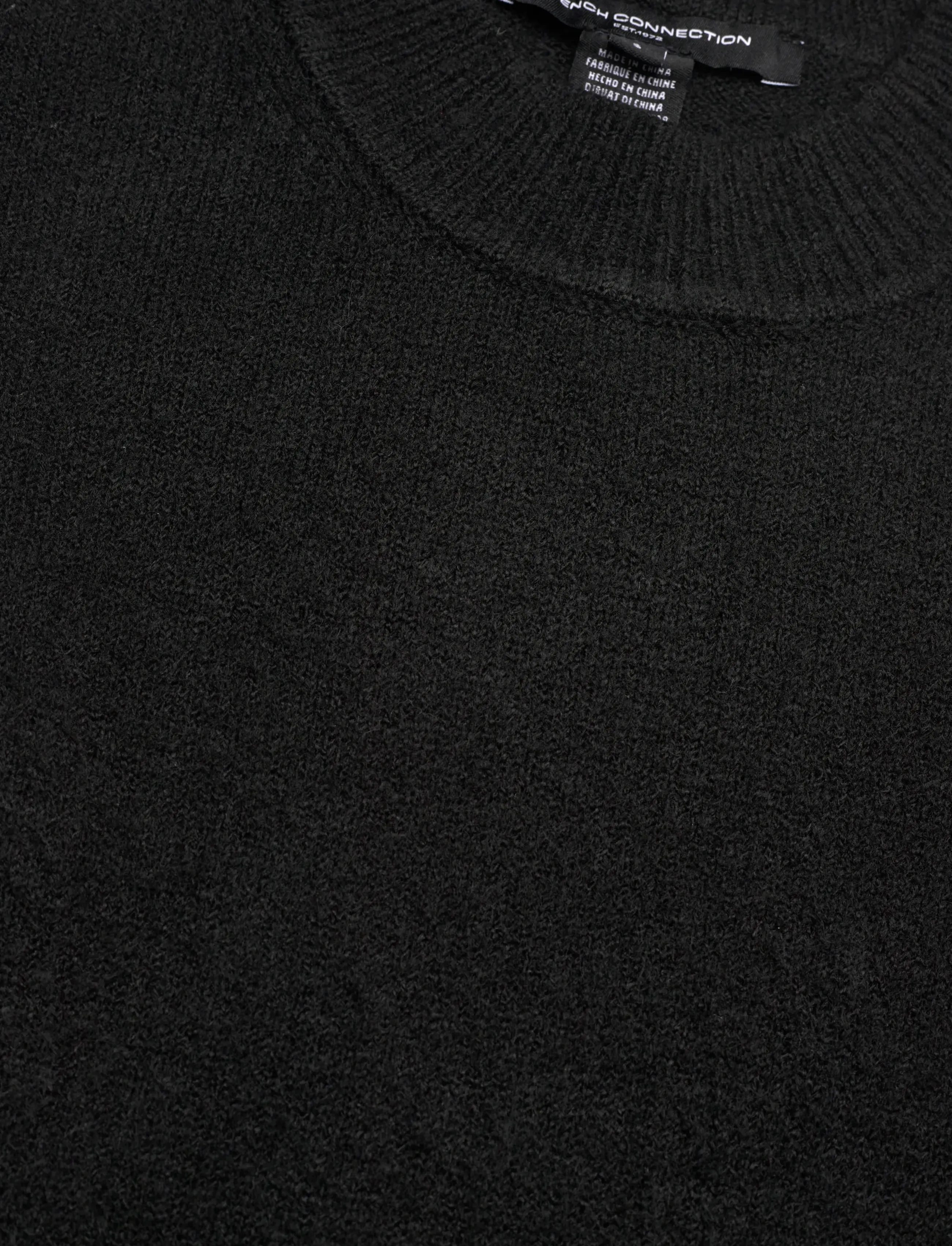 French Connection - KEZIA S/S MOCK NK TOP - swetry - black - 5