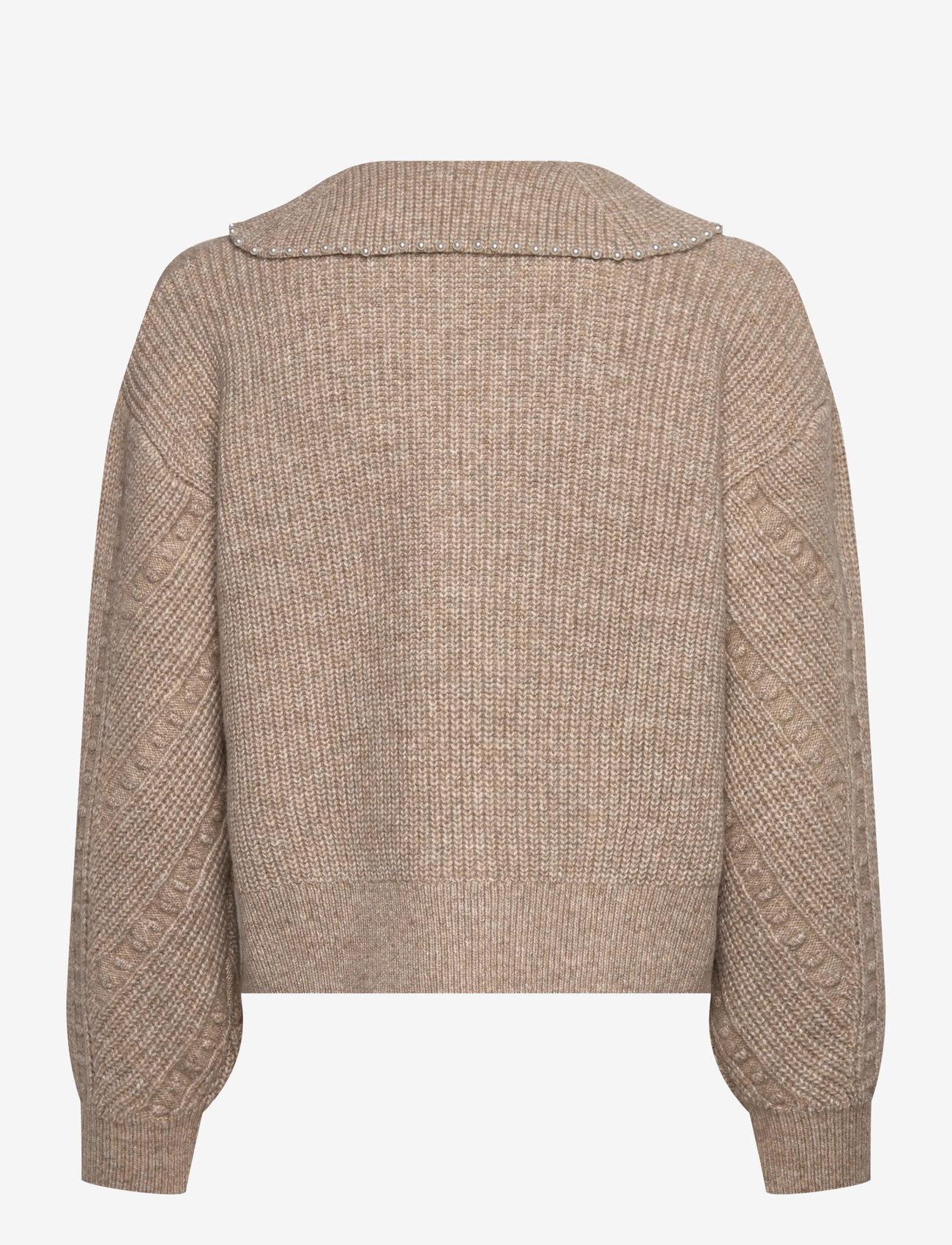 French Connection - KITTY PEARL LS CARDIGAN - cardigans - almond neutral - 2