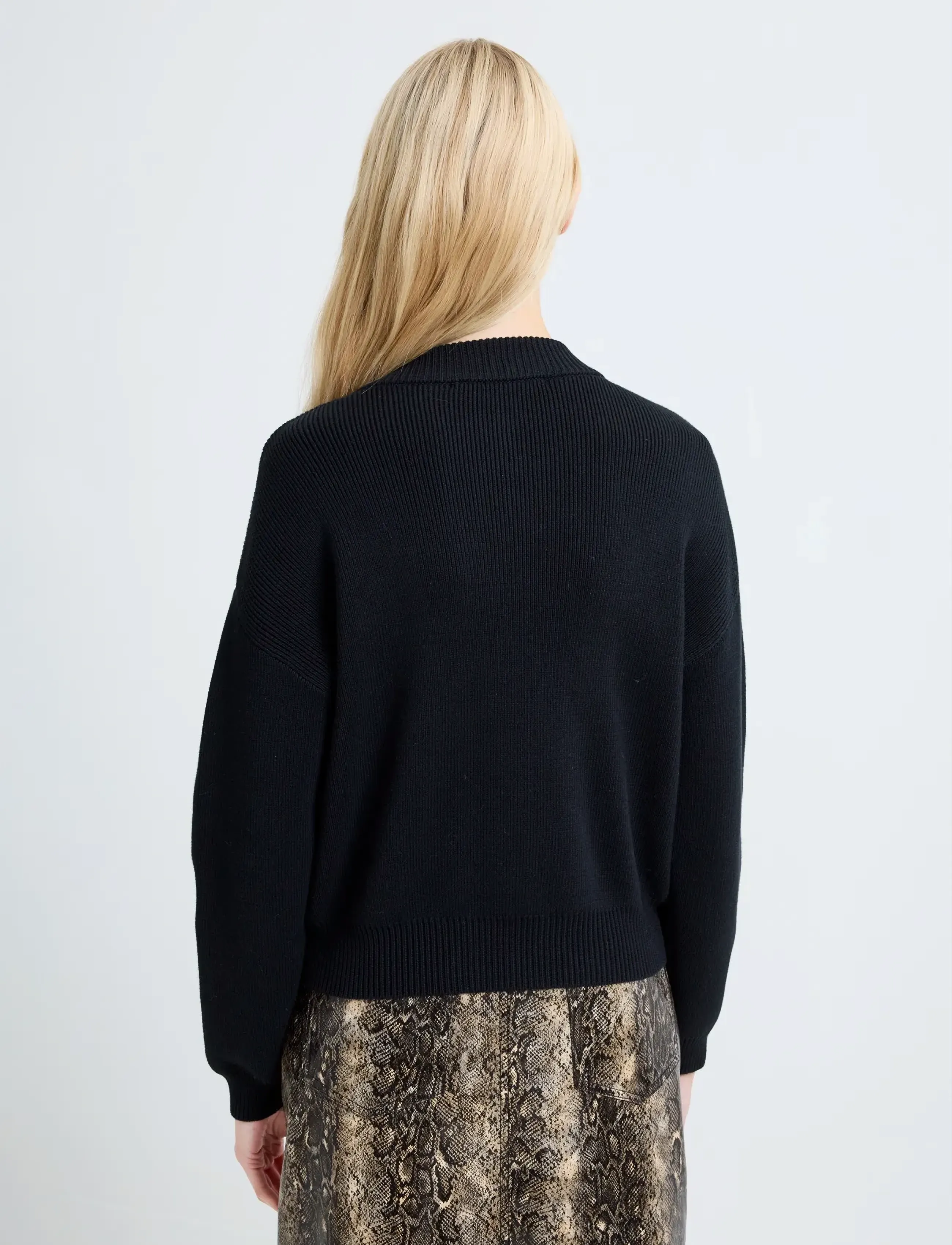 French Connection - MILANO MOZART LS CARDI - gebreide vesten - blackout - 3
