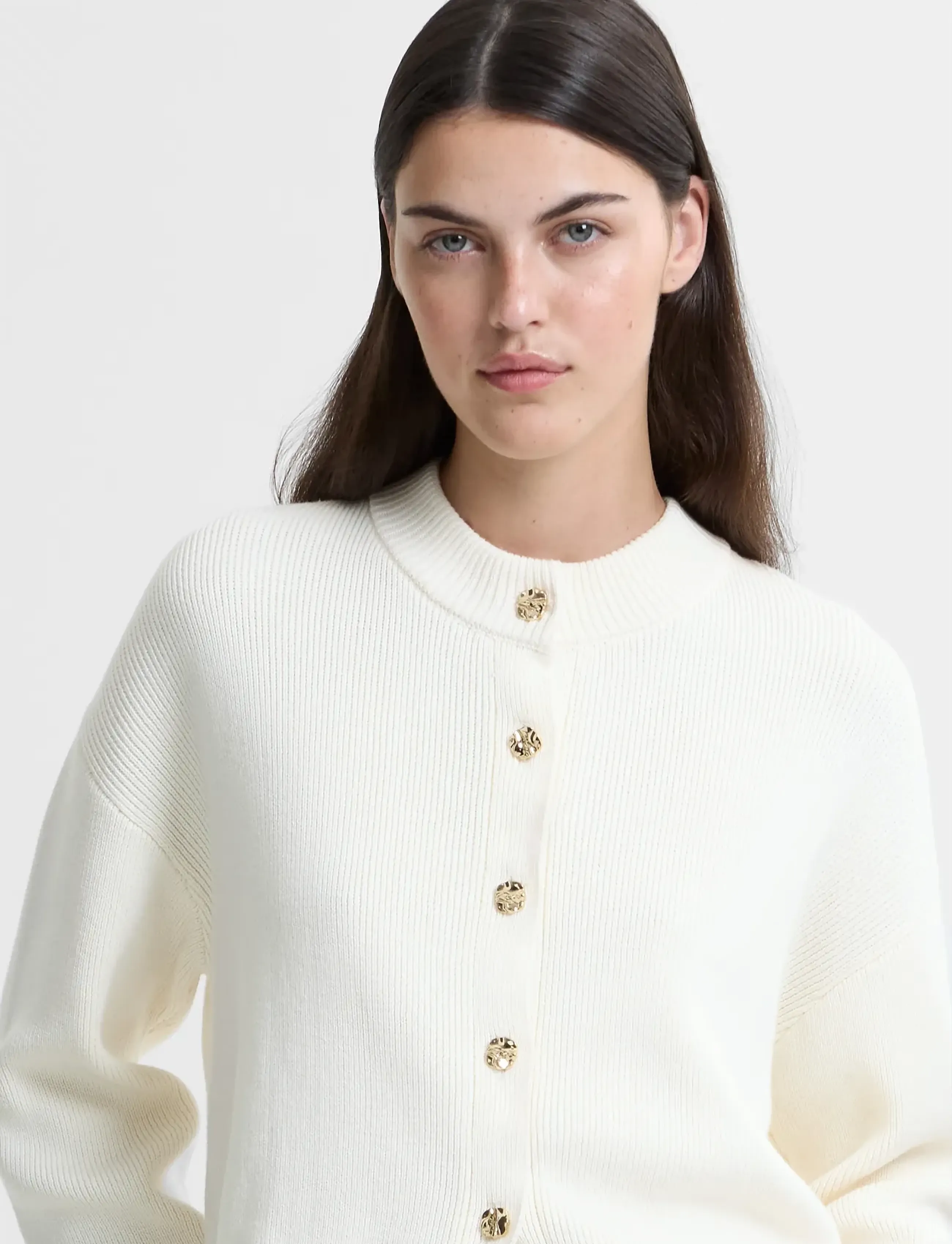 French Connection - MILANO MOZART LS CARDI - cardigans - porcelain cream - 2