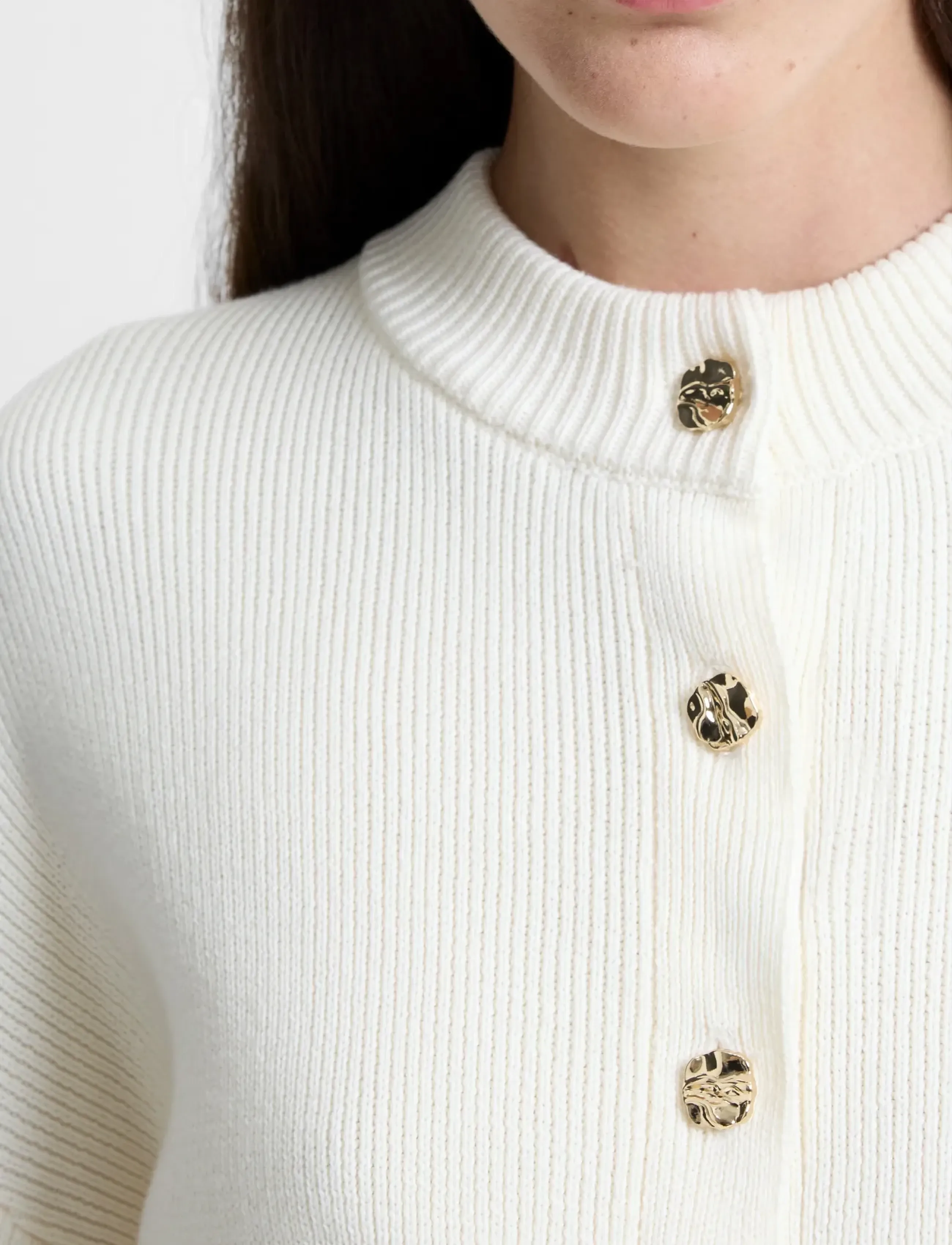 French Connection - MILANO MOZART LS CARDI - cardigans - porcelain cream - 4