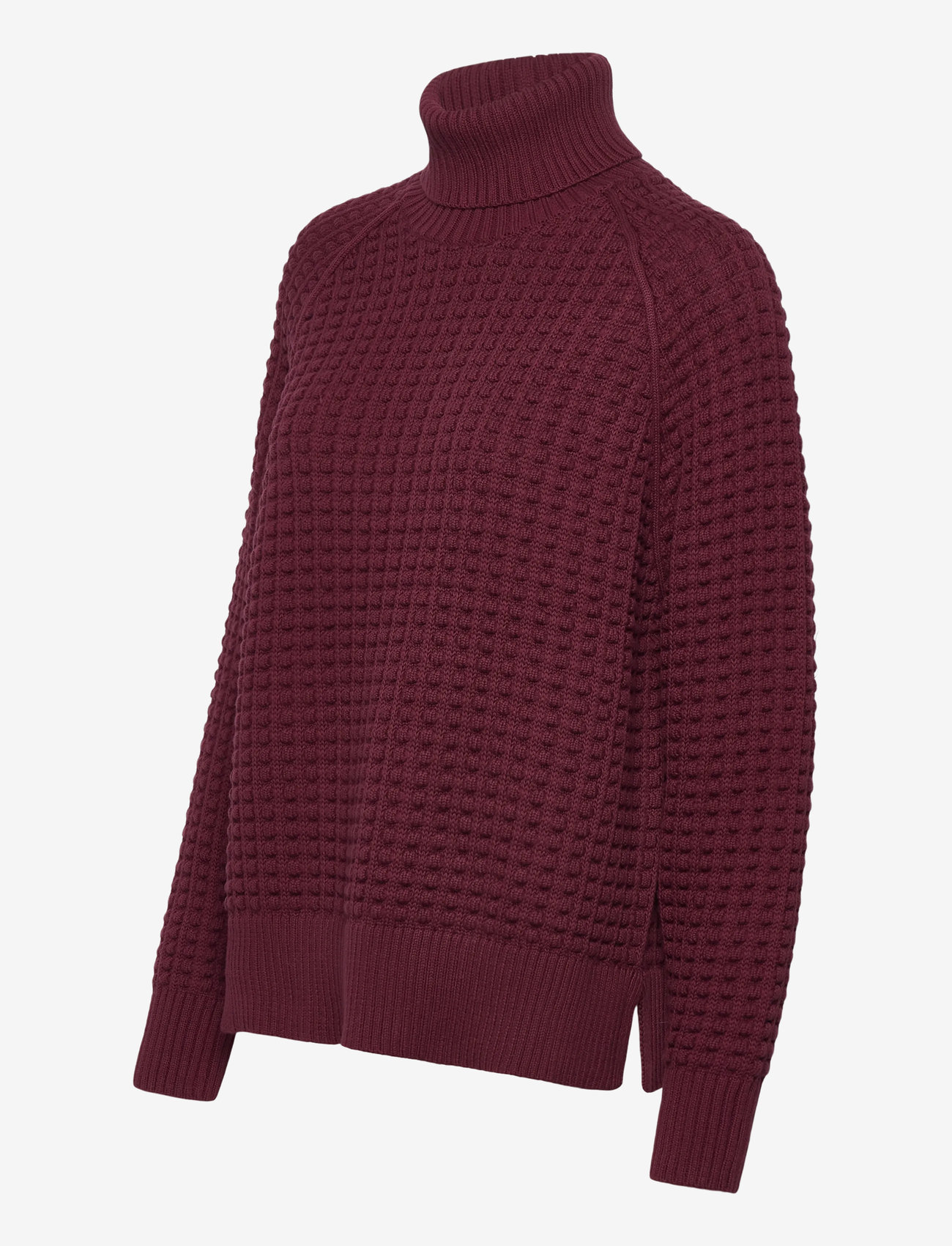 French Connection - KEYA POPCORN LS HIGH NK JUMPER - rollkragenpullover - bordeaux red - 4