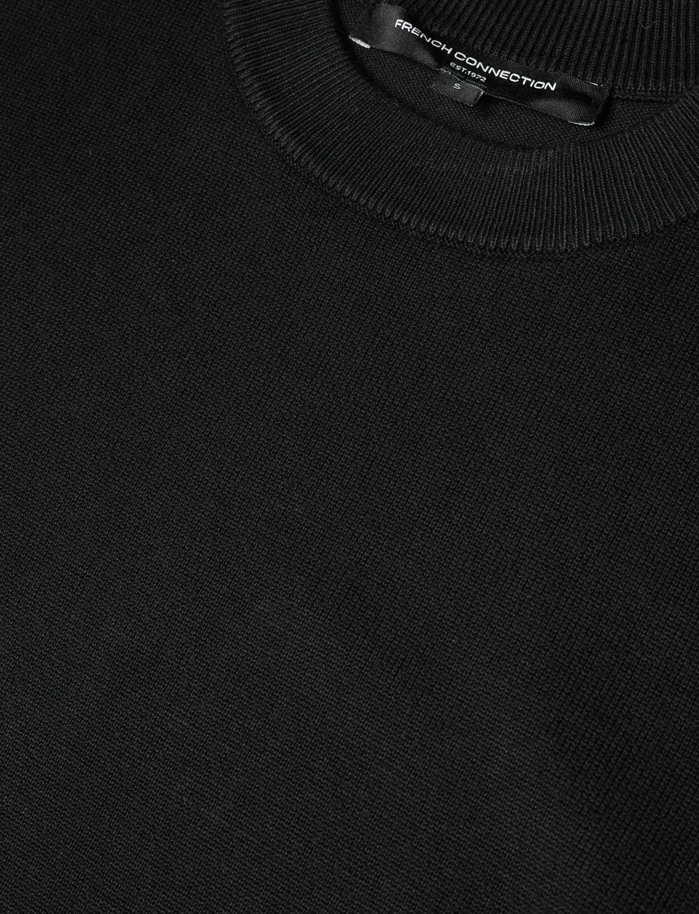 French Connection - KRISTA MIX STACKED RUFFLE TOP - kortærmede bluser - blackout - 4