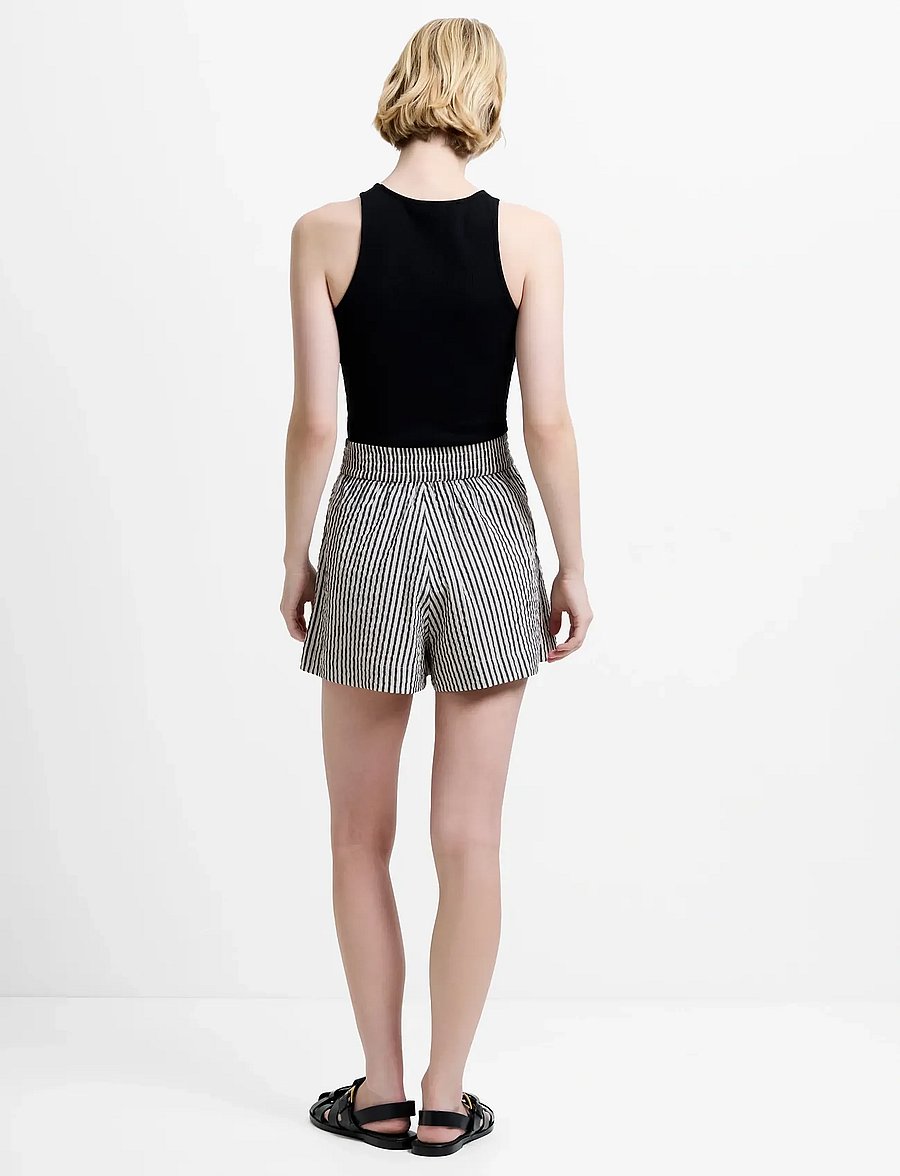 French Connection - LIA STRIPES SHORT - casual shorts - monochrome stripes - 2