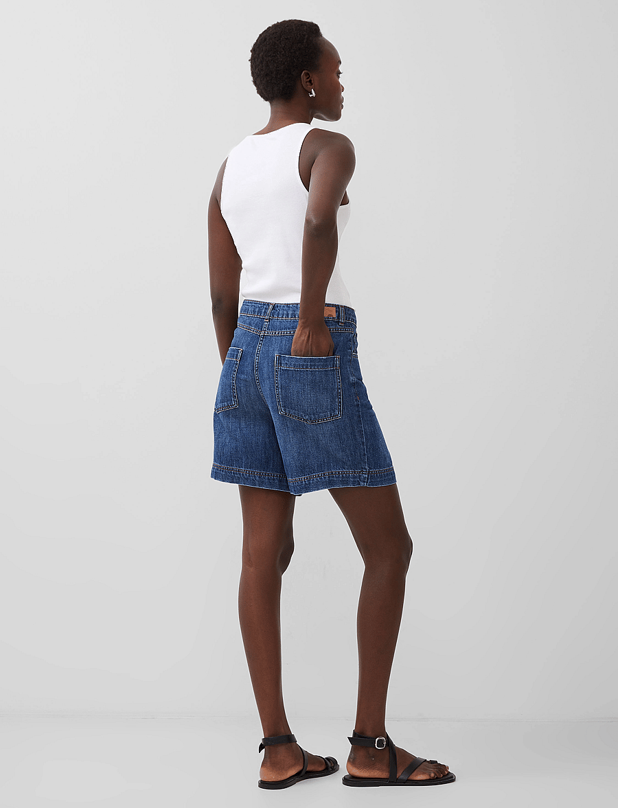 French Connection - FINLEY DENIM SHORT - short en jeans - vintage - 4