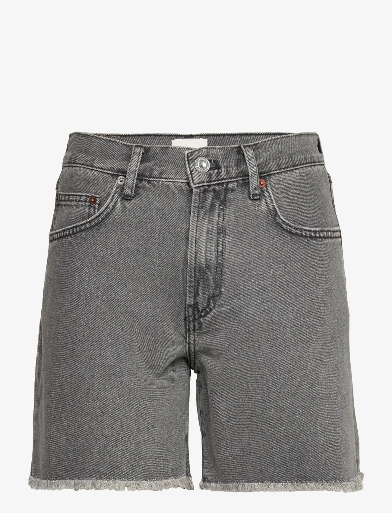 French Connection - PIPER ORGNIC DNM BOYFRND SHRTS - jeansshorts - washed black - 0