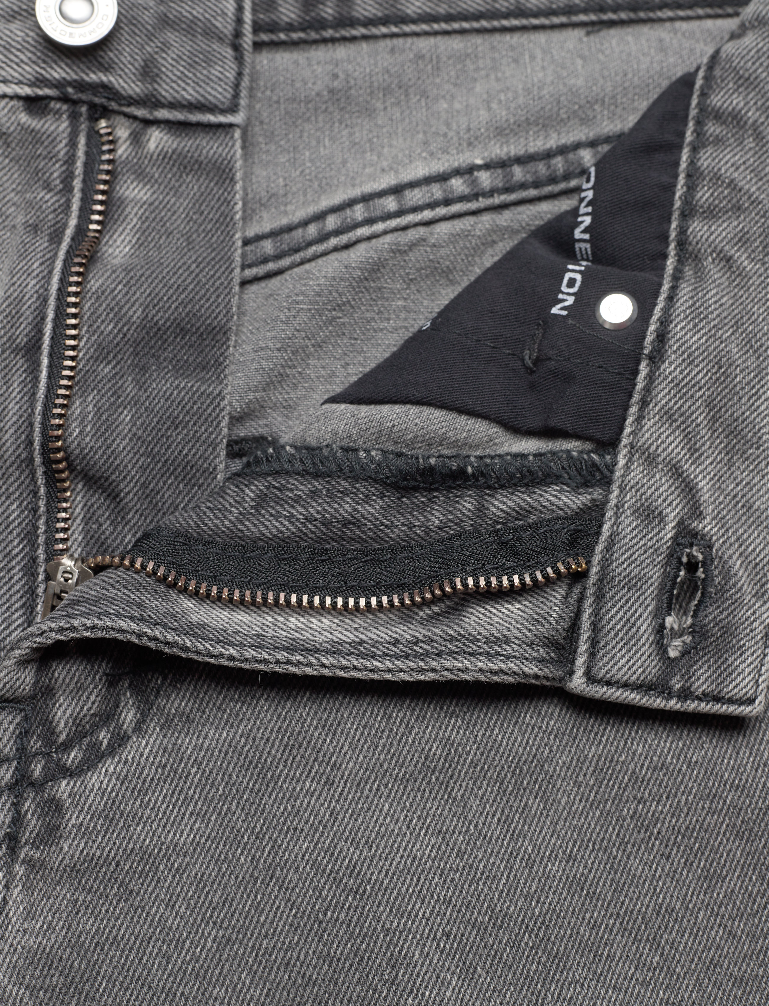 French Connection - PIPER ORGNIC DNM BOYFRND SHRTS - washed black - 3