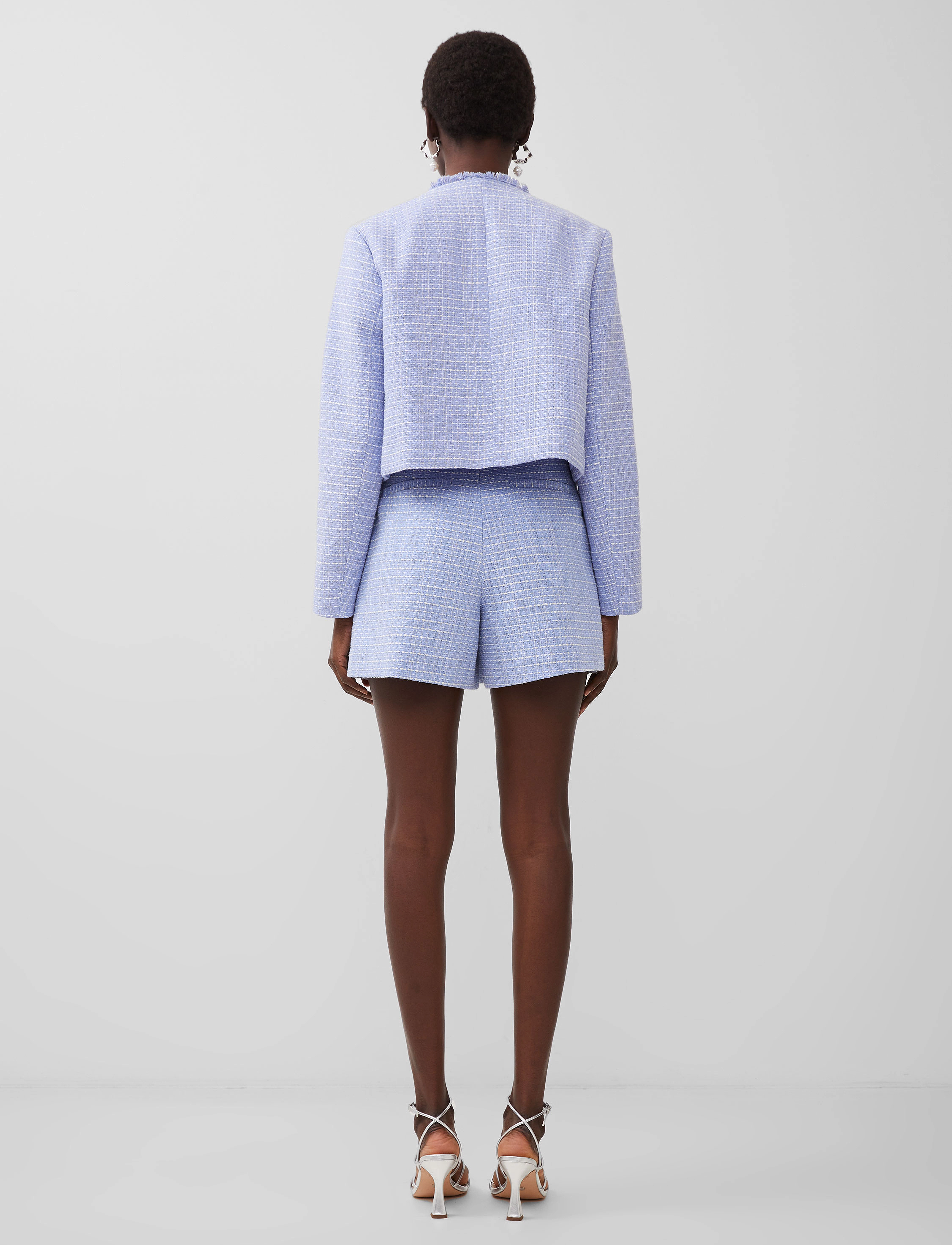 French Connection - EFFIE BOUCLE SKORT - bluebell/classic cre - 3