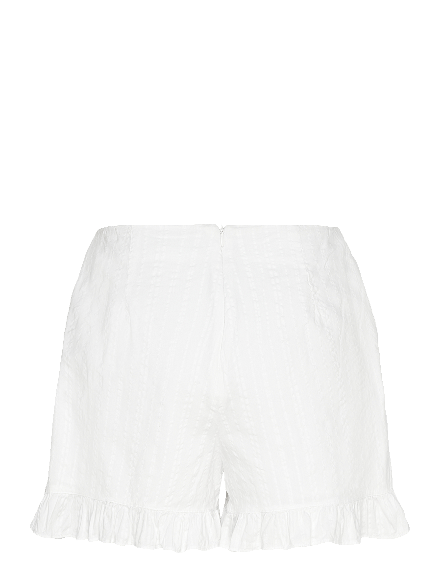 French Connection - BARNET COTTON SHORTS - linen white - 2