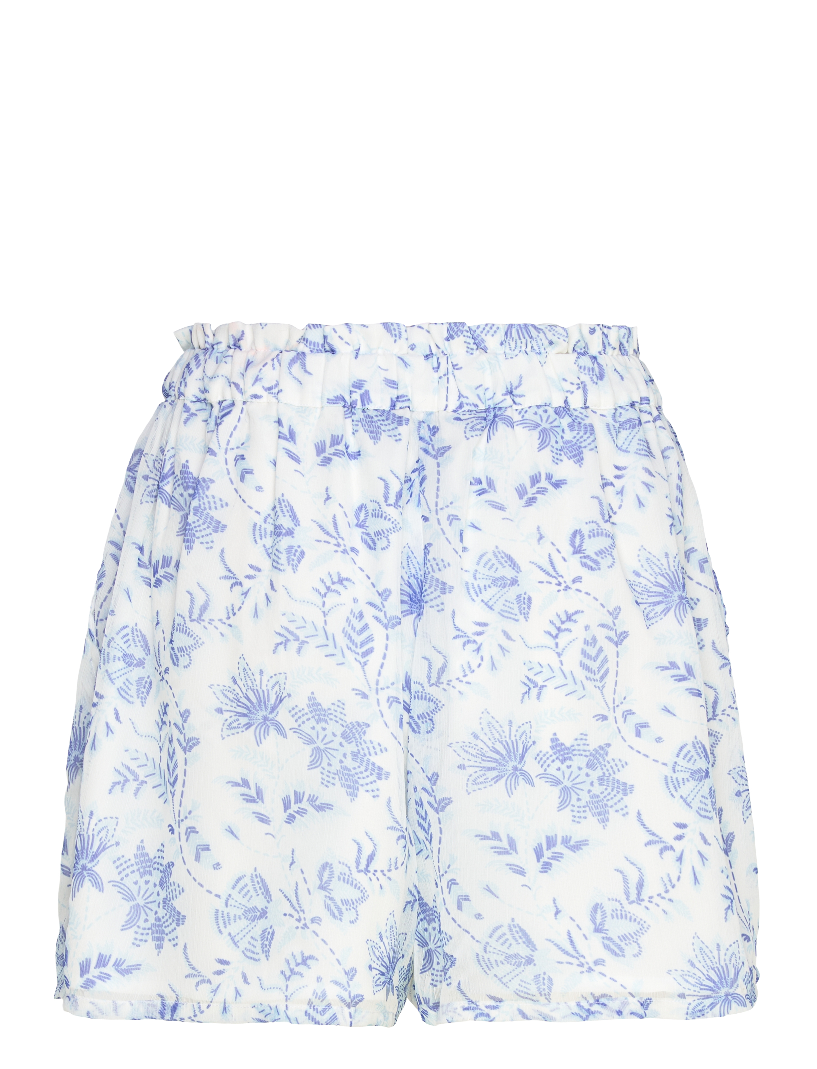 French Connection - SERENITY HALLIE CRINKLE SKORT - laveste priser - cream/blue - 2