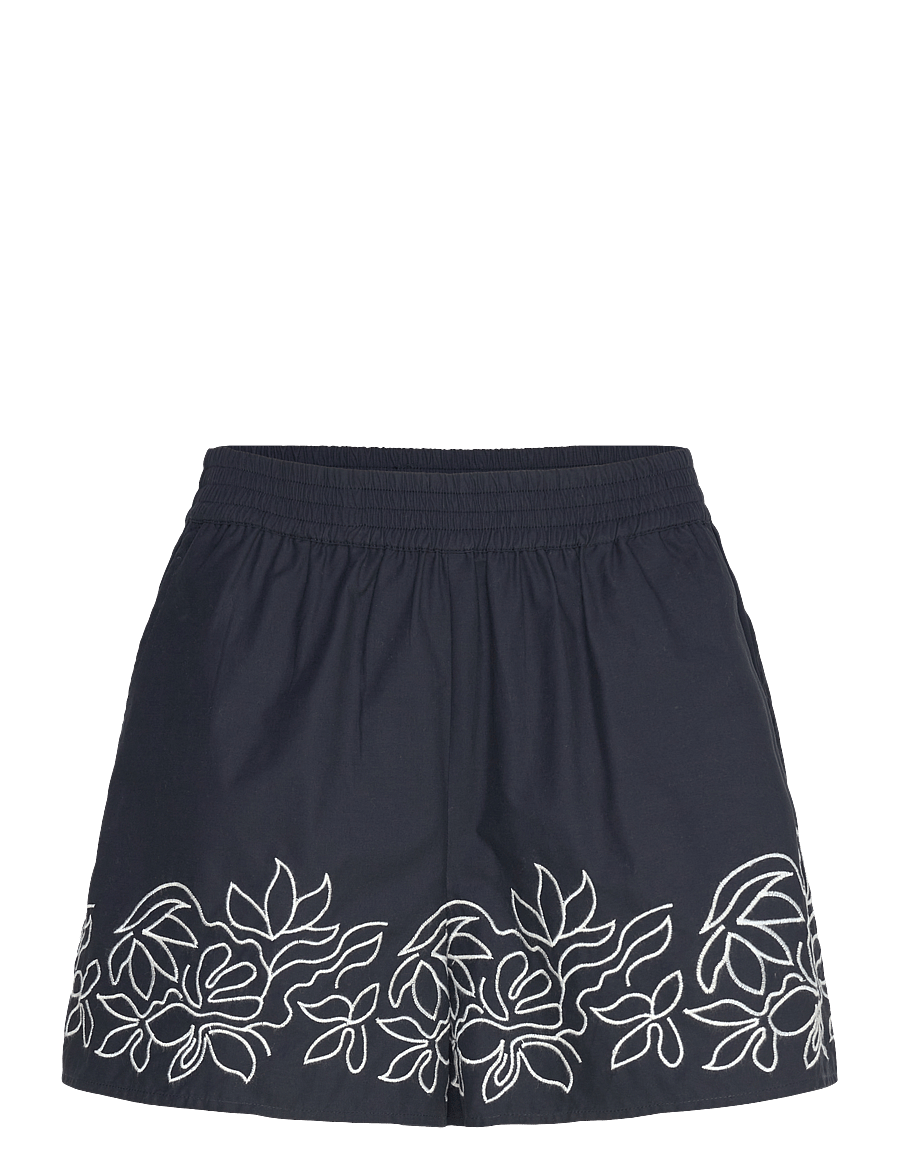 French Connection - ALISSA COTTON SHORTS - freizeitshorts - navy/white - 1