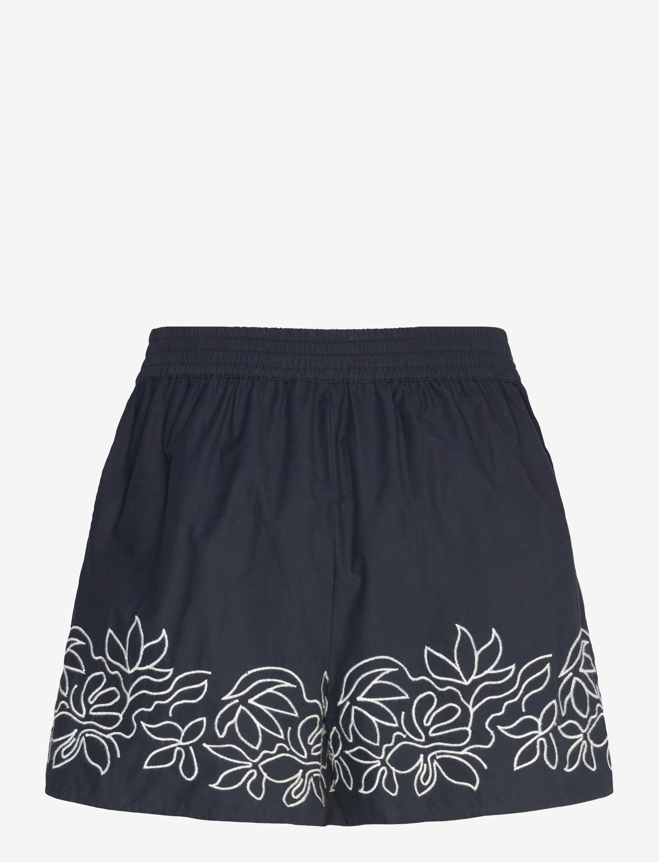 French Connection - ALISSA COTTON SHORTS - kasdienio stiliaus šortai - navy/white - 2