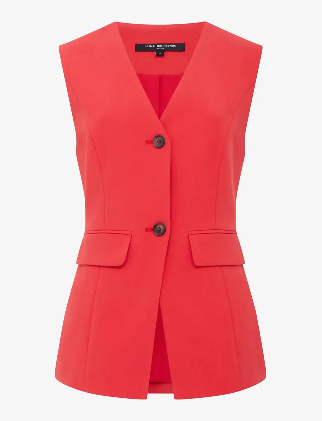French Connection - CARLIE LONGLINE FITTED WAISTCO - veste - watermelon red - 1