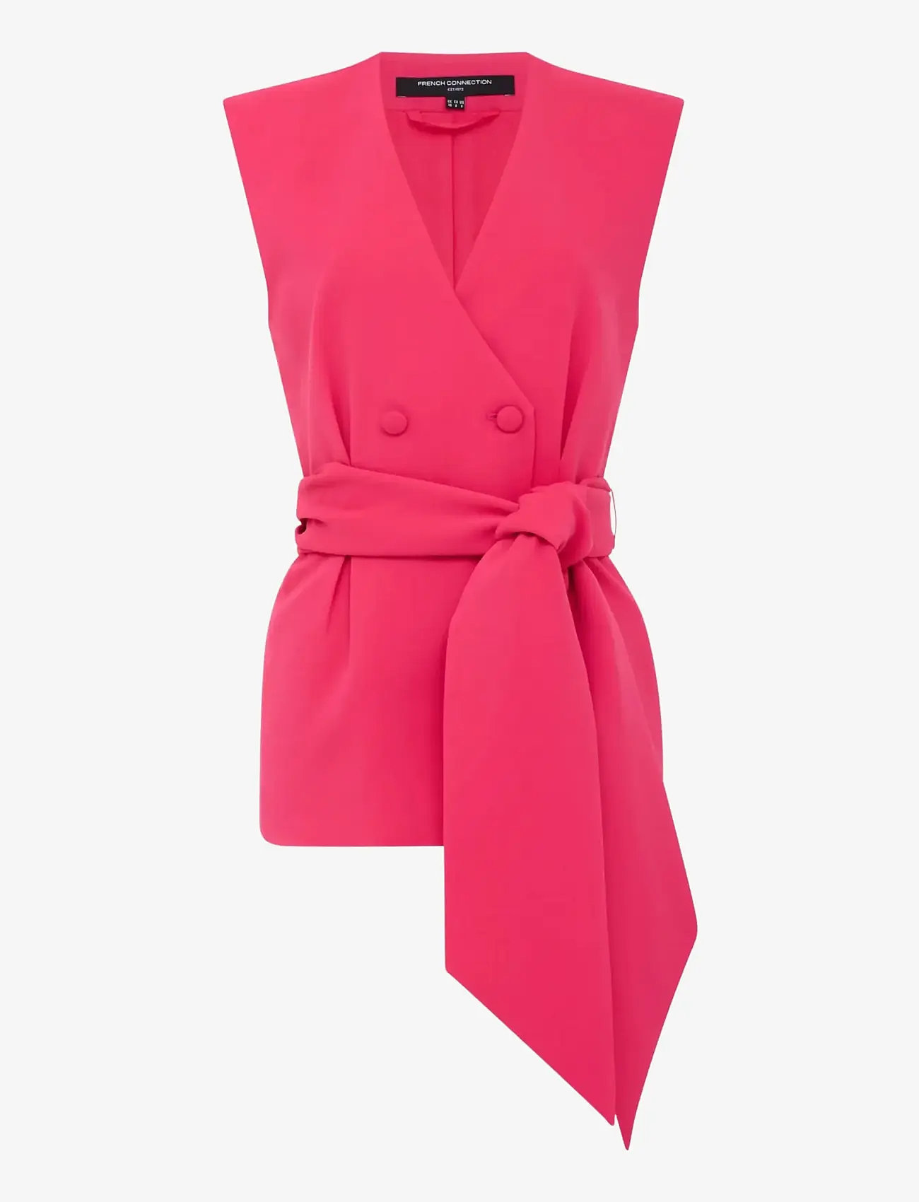 French Connection - TIANA SELF TIE WAISTCOAT - veste - peony pink - 1