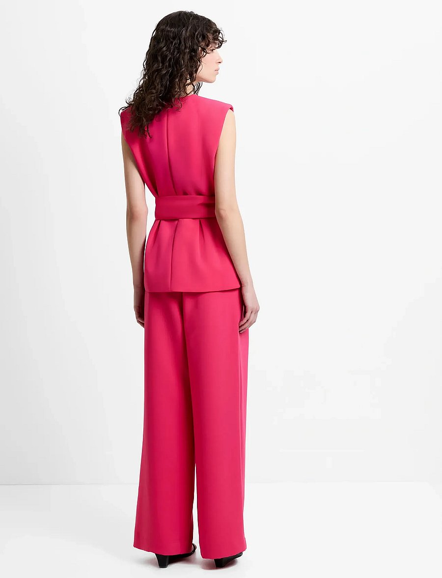 French Connection - TIANA SELF TIE WAISTCOAT - westen - peony pink - 3