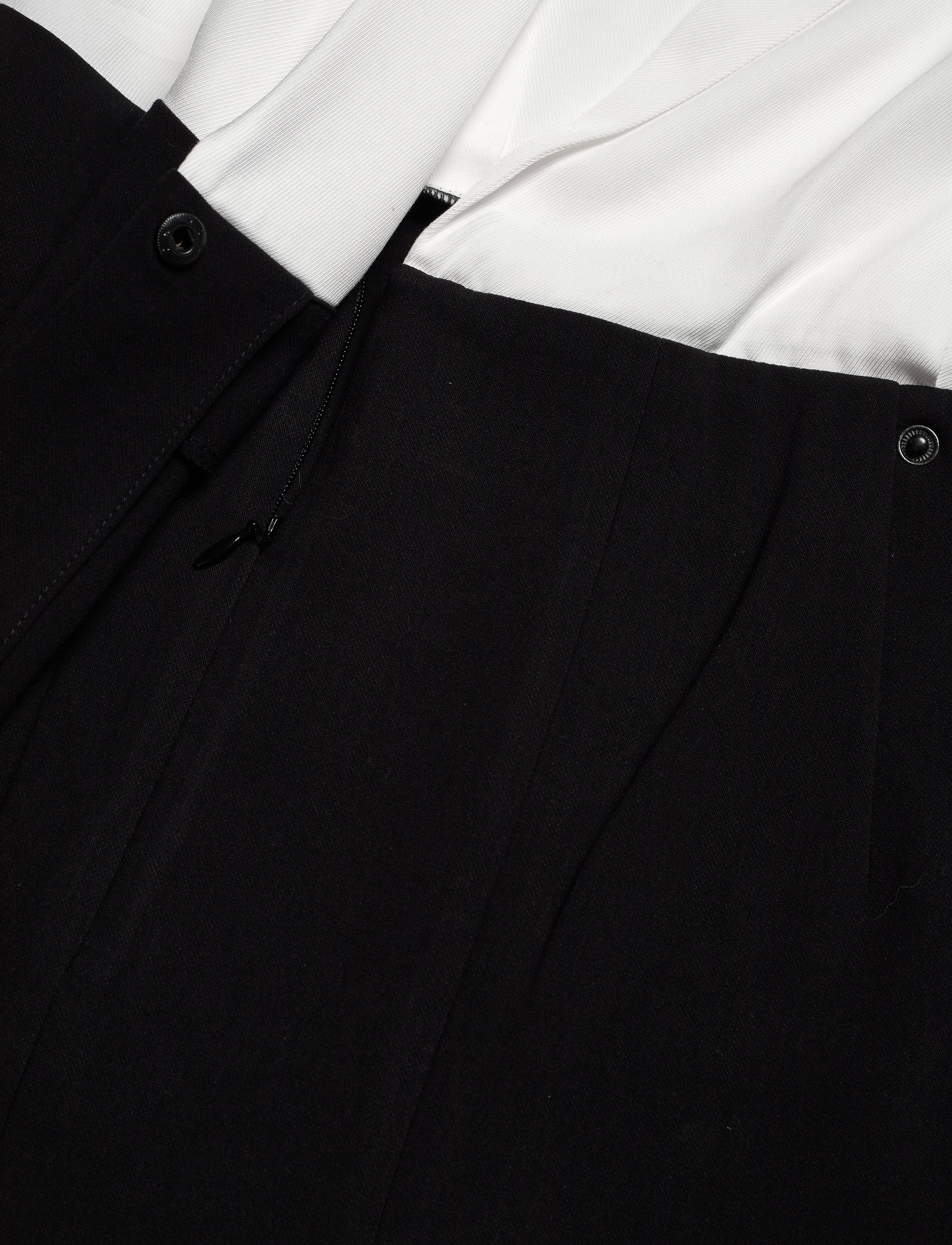 French Connection - CHINAZA DRAPE TUXEDO PLAYSUIT - summer white/black - 3