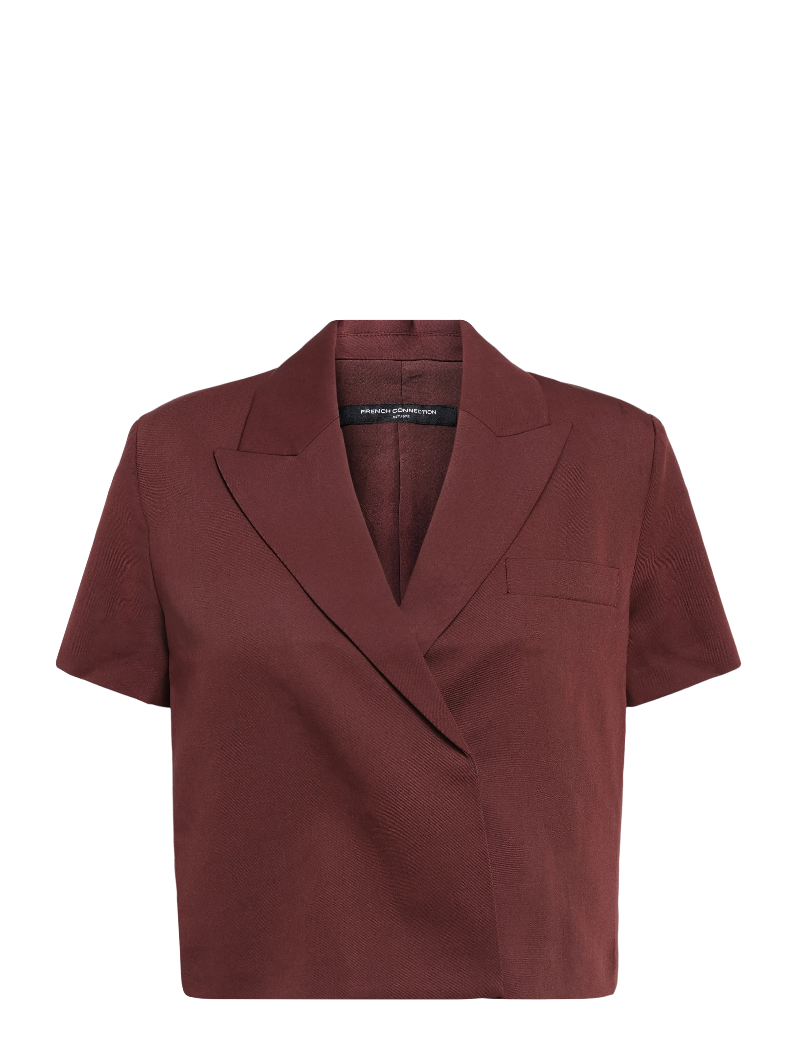 French Connection RENA TAILORED WAISTCOST - Tøj - CHERRY LIQUEUR / burgundy