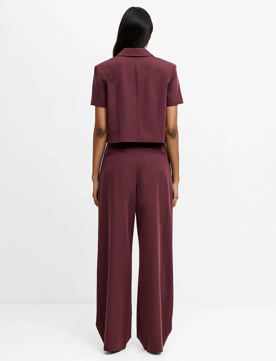 French Connection - RENA TAILORED WAISTCOST - lühikesed pintsakud - cherry liqueur - 4
