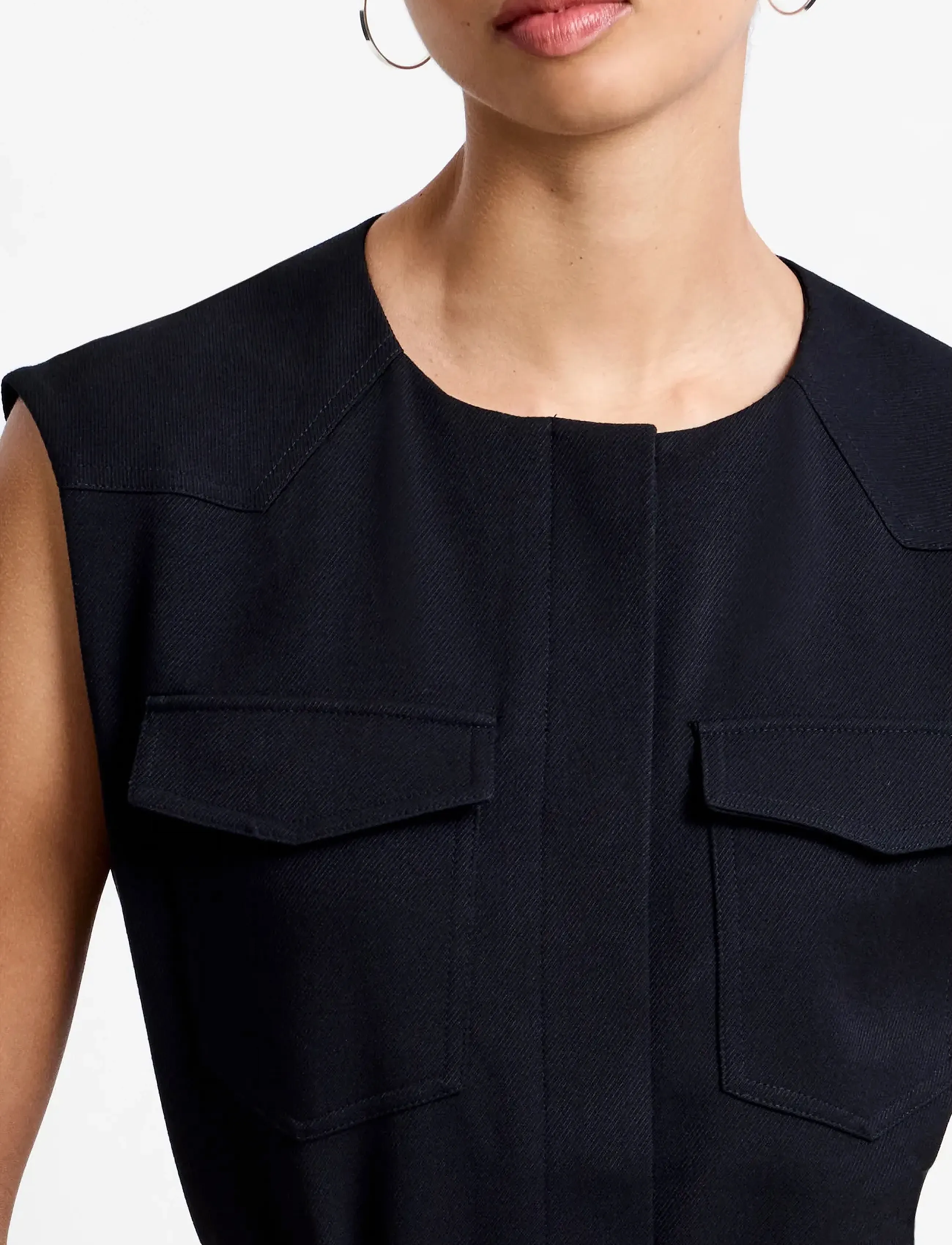 French Connection - CLOVER TIE WAISTCOAT - vesti - black - 3