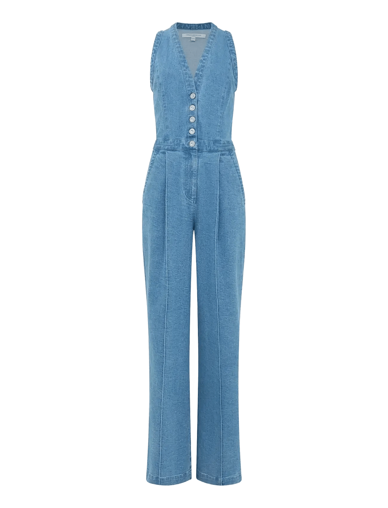 French Connection | Arywoode Denim V Nk Jumpsuit | 34 — produktbild