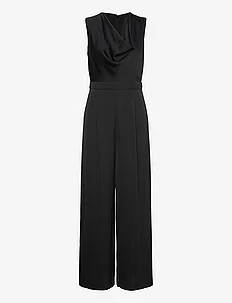 HARLOW SATIN SLVLS  JUMPSUIT, French Connection