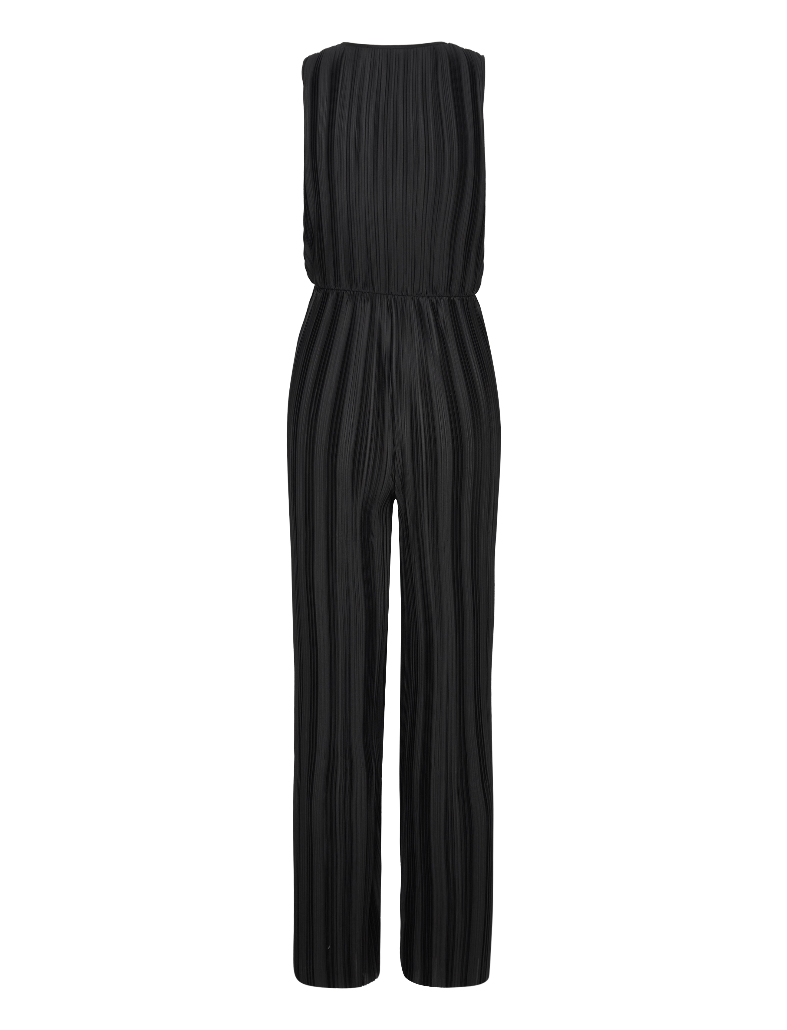 French Connection - RONNIE PLEATED V NECK JUMPSUIT - blackout - 2
