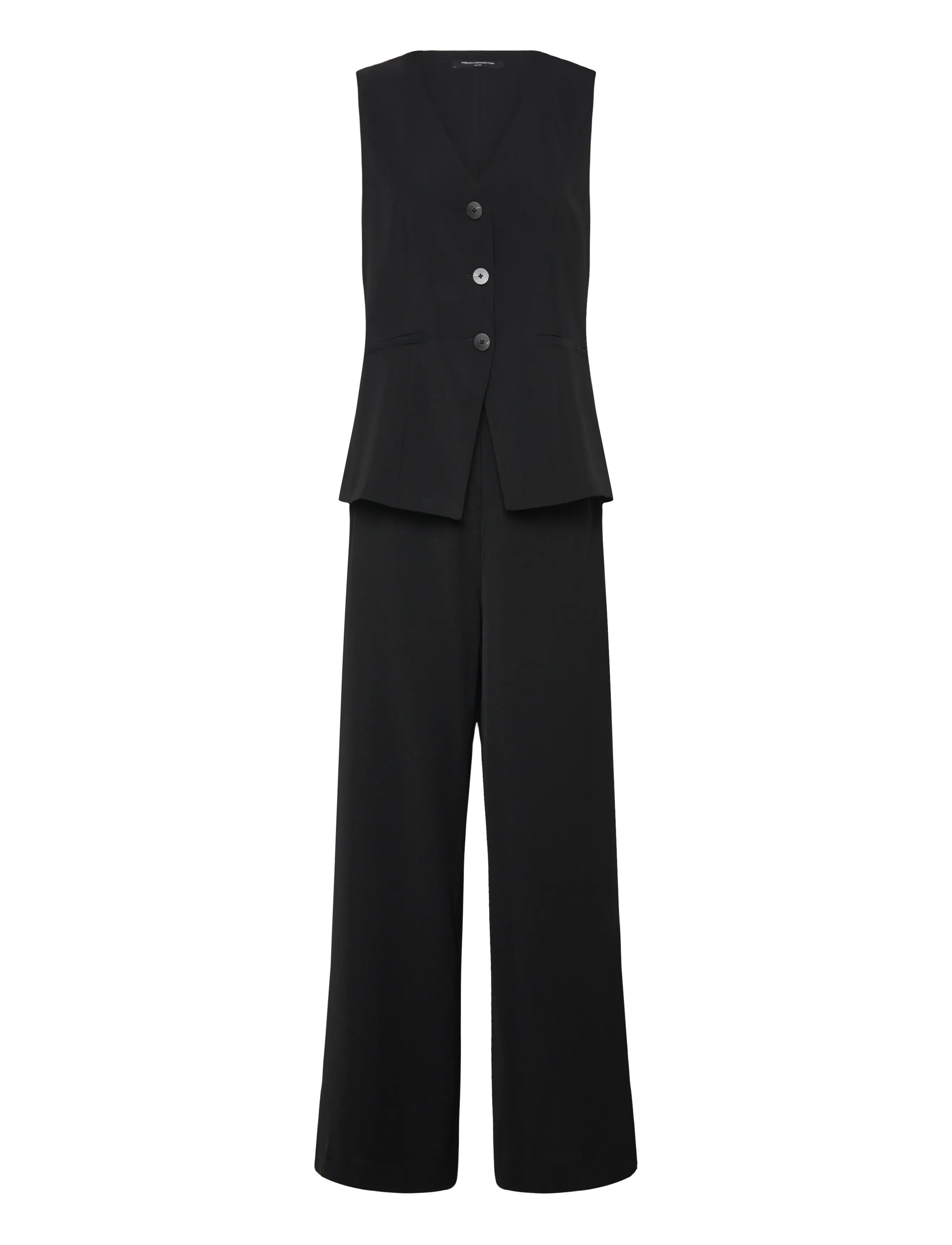 FRENCH CONNECTION Vinnie Tailored Jumpsuit Schwarz - 40 - Damen