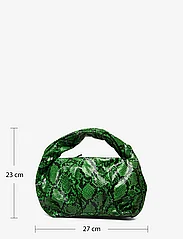 French Connection - ROUCHED NAPPA PU HANDBAG - gimtadienio dovanos - green flash snake - 4