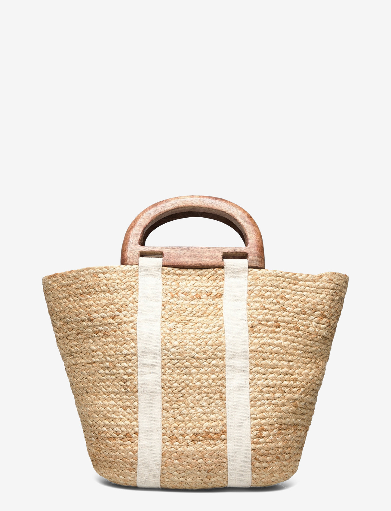 French Connection - RAFFIA BASKET BAG - strandtasker - white - 0