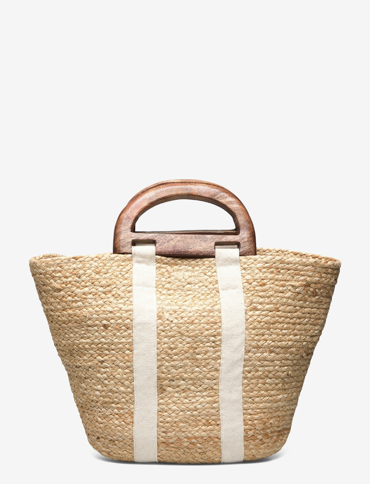 French Connection - RAFFIA BASKET BAG - strandtasker - white - 1