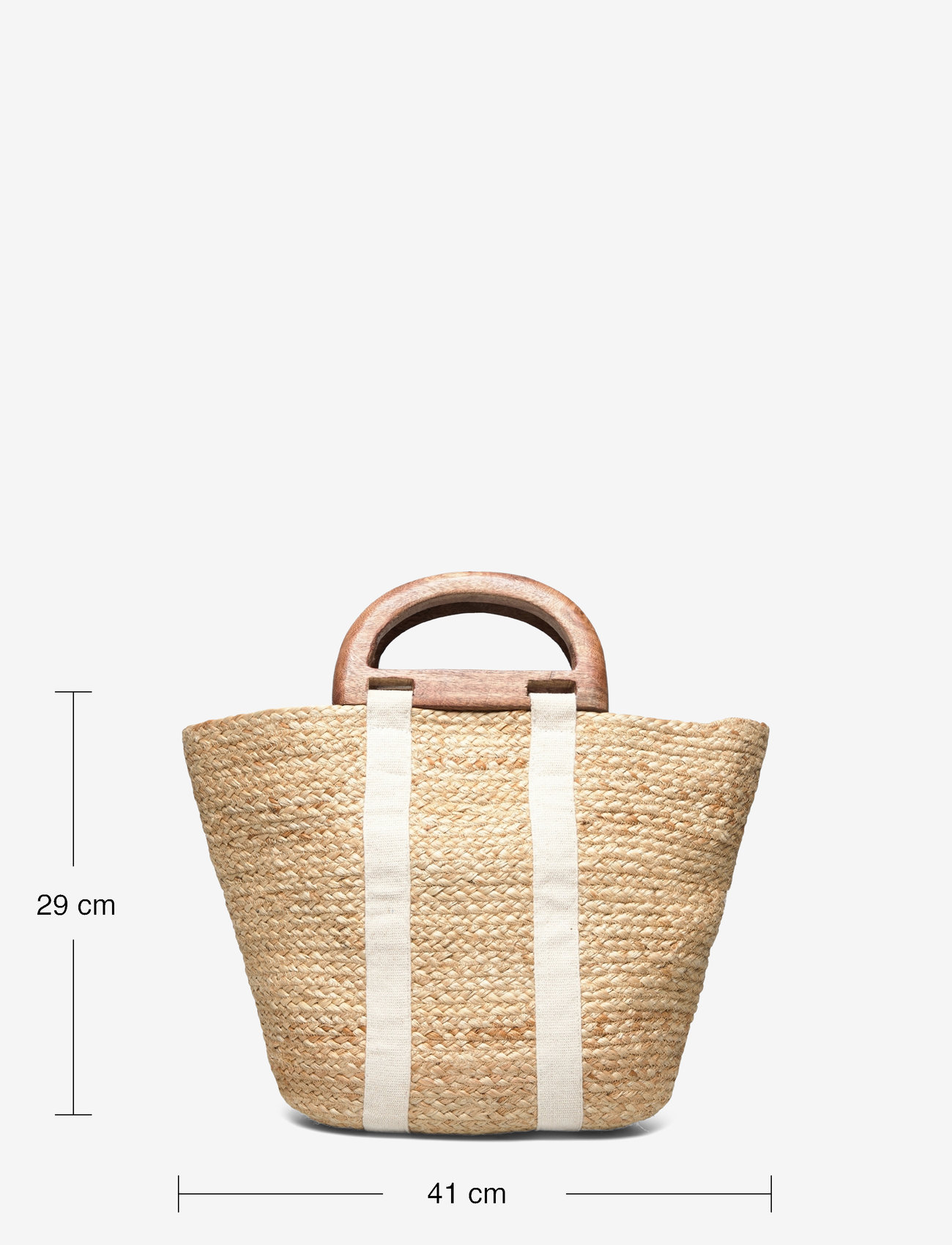 French Connection - RAFFIA BASKET BAG - strandtasker - white - 4