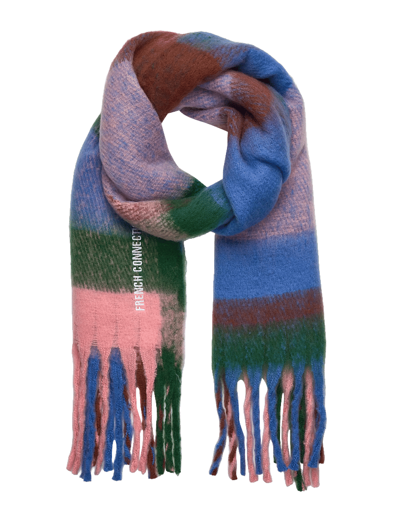 French Connection - SUPER SOFT CHECK SCARF - halstørklæder - multi - 0