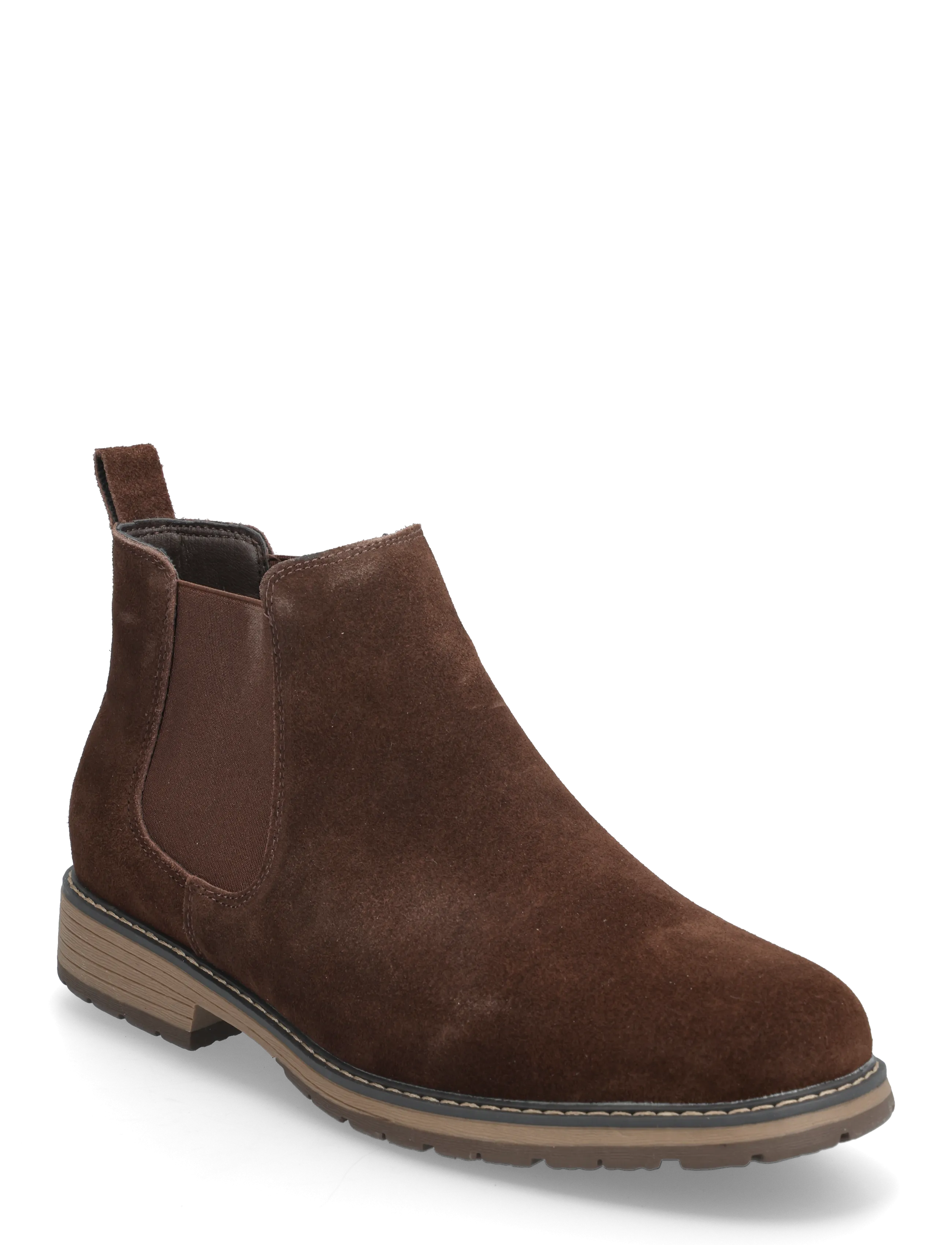FRENCH CONNECTION Fc Wildleder Cleated Chelsea Stiefel Braun - 43 - Herren