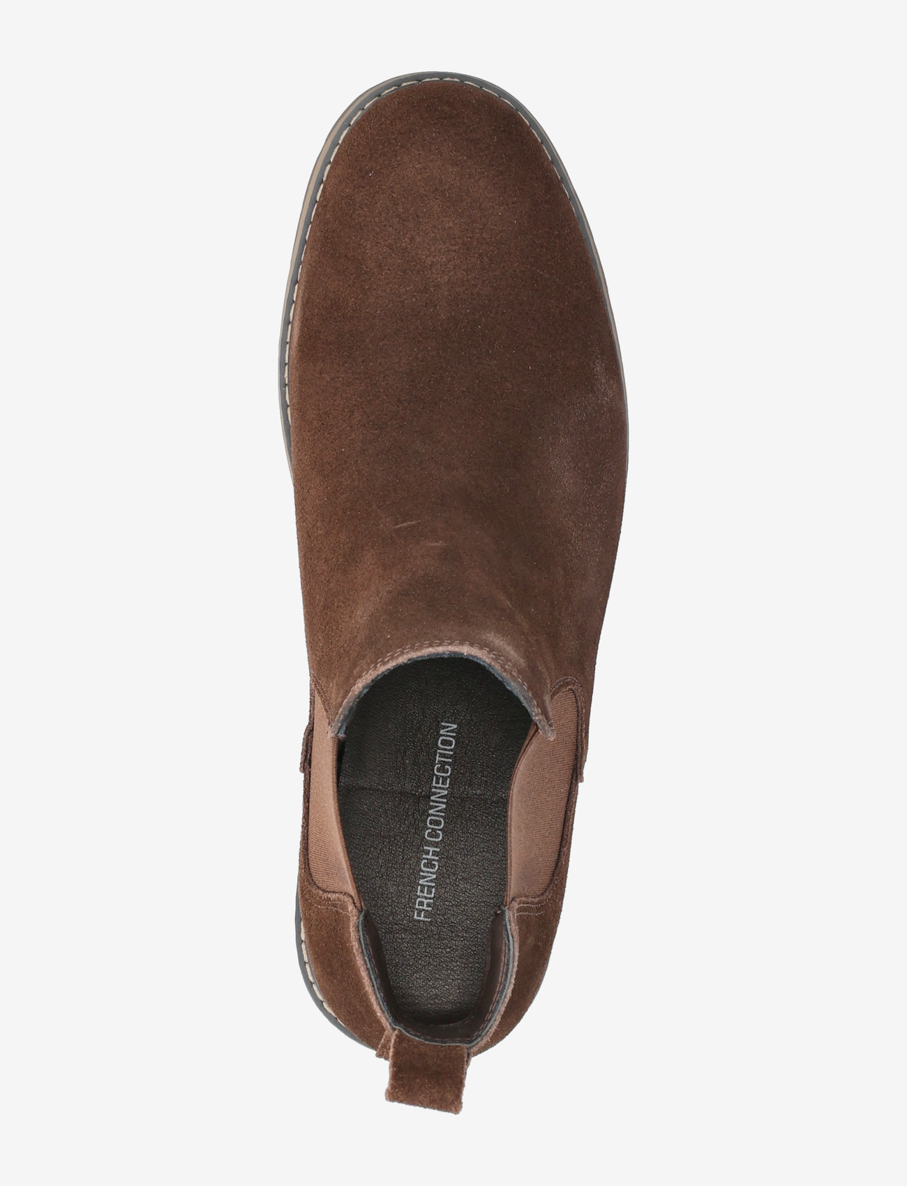 French Connection - FC SUEDE CLEATED CHELSEA BOOT - fødselsdagsgaver - brown suede - 3