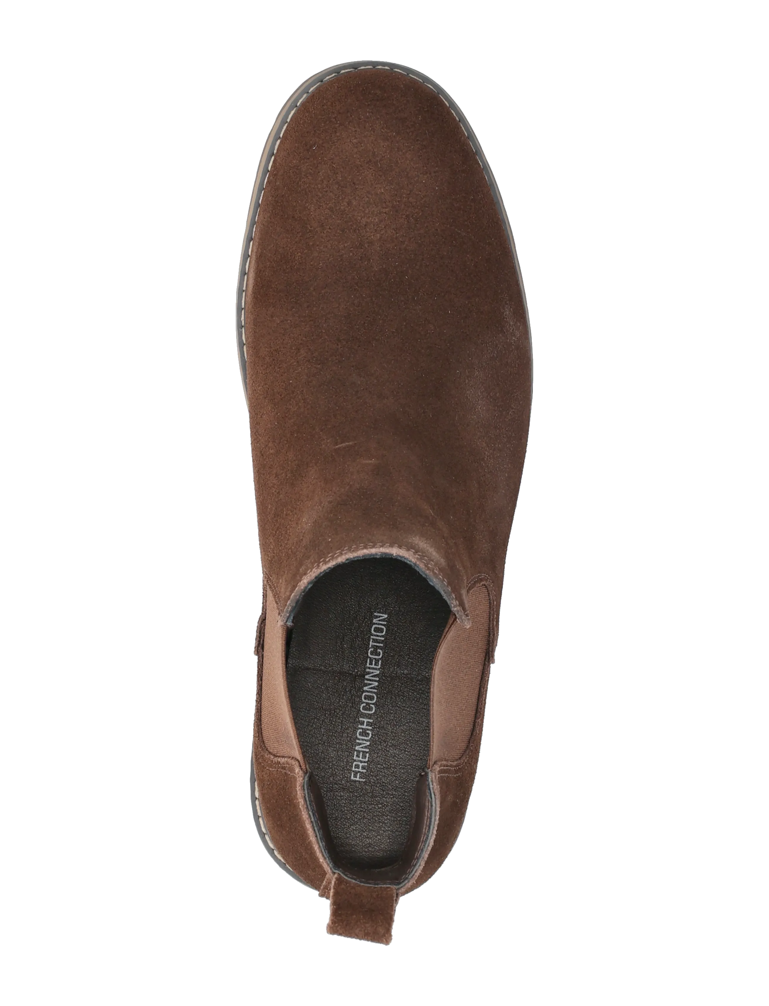 French Connection - FC SUEDE CLEATED CHELSEA BOOT - brown suede - 3