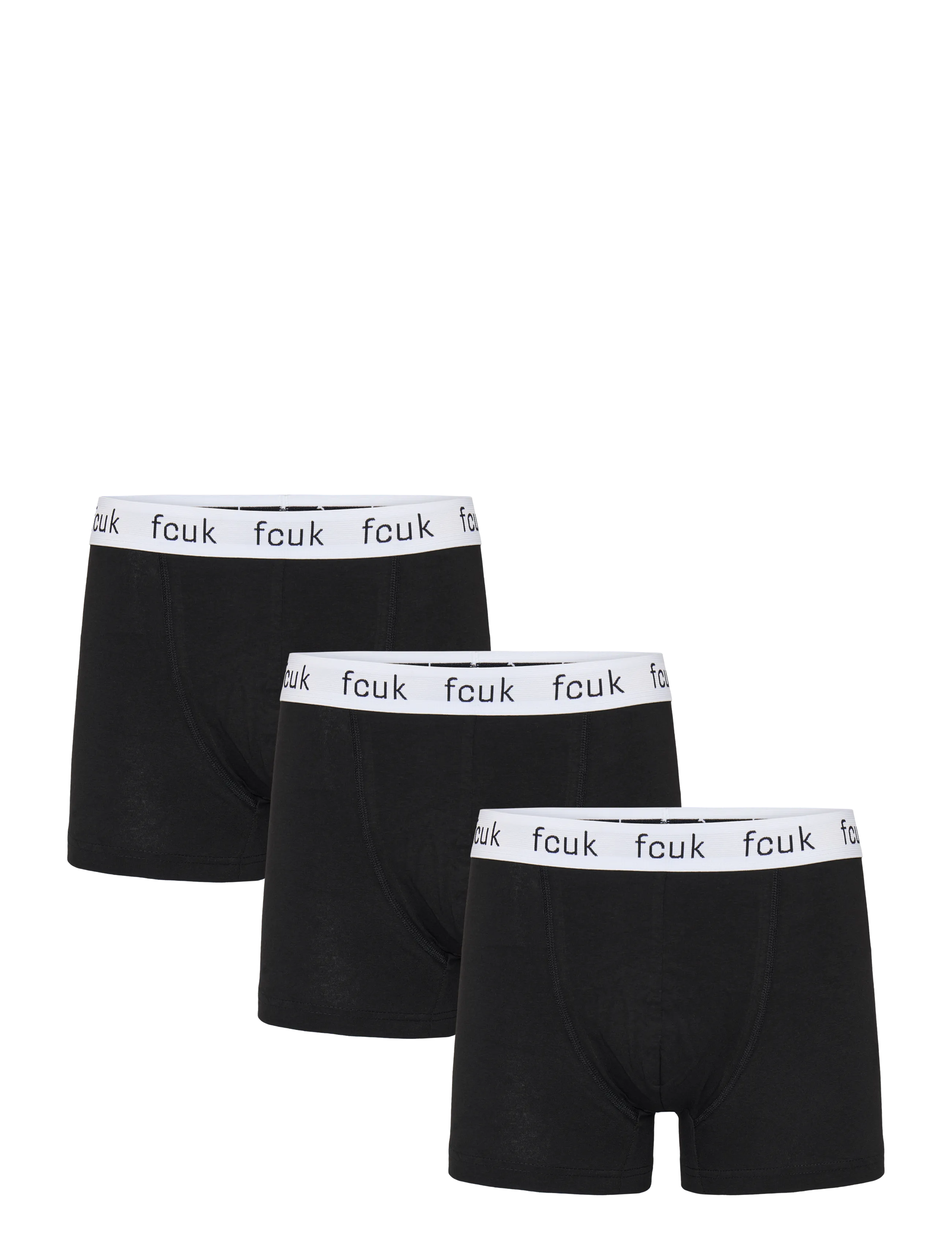 FRENCH CONNECTION 3 Pack Fcuk Boxer Schwarz - L - Herren
