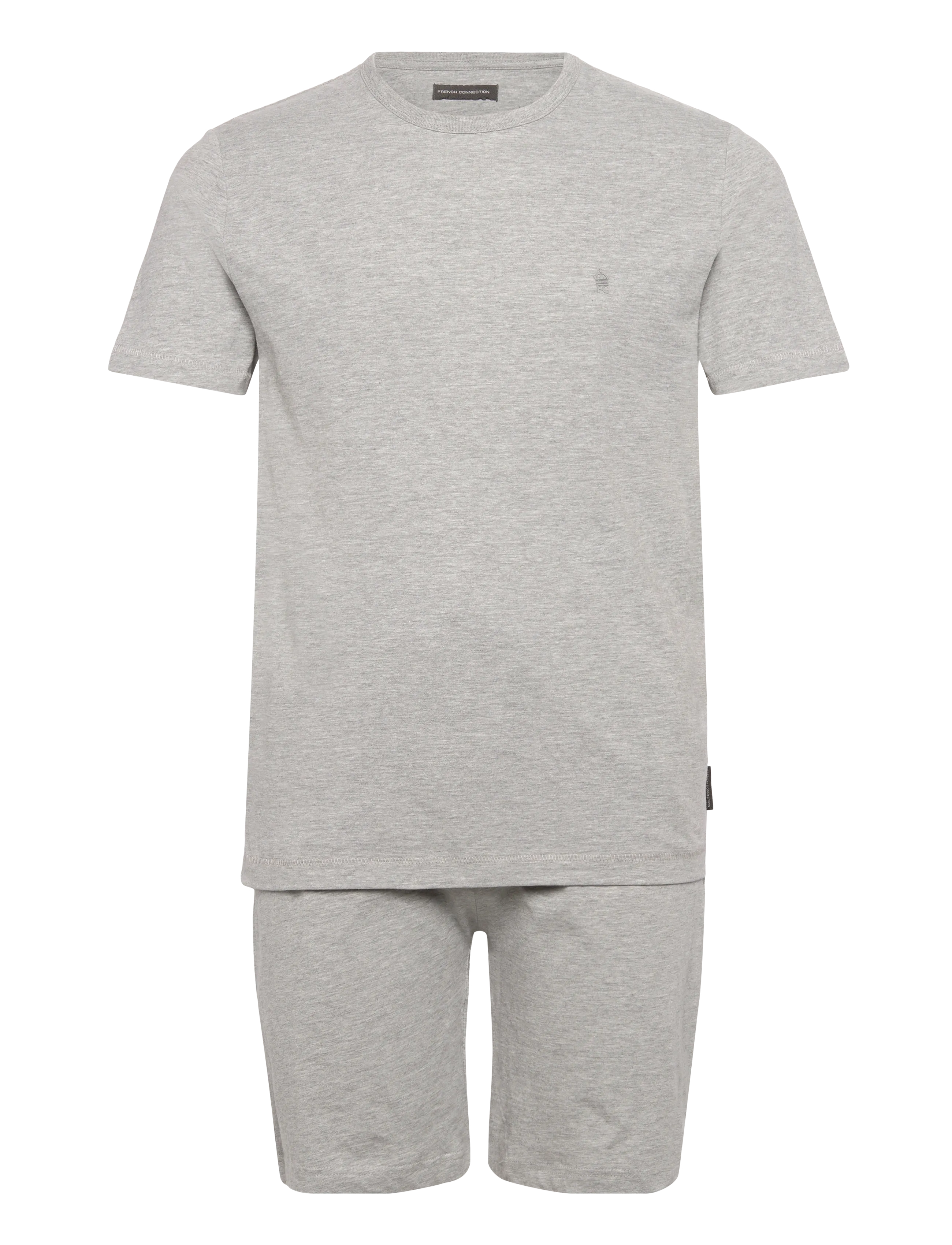 French Connection FC SHORT AND TEE CO ORD - French Connection - LGT GREY MEL / grey