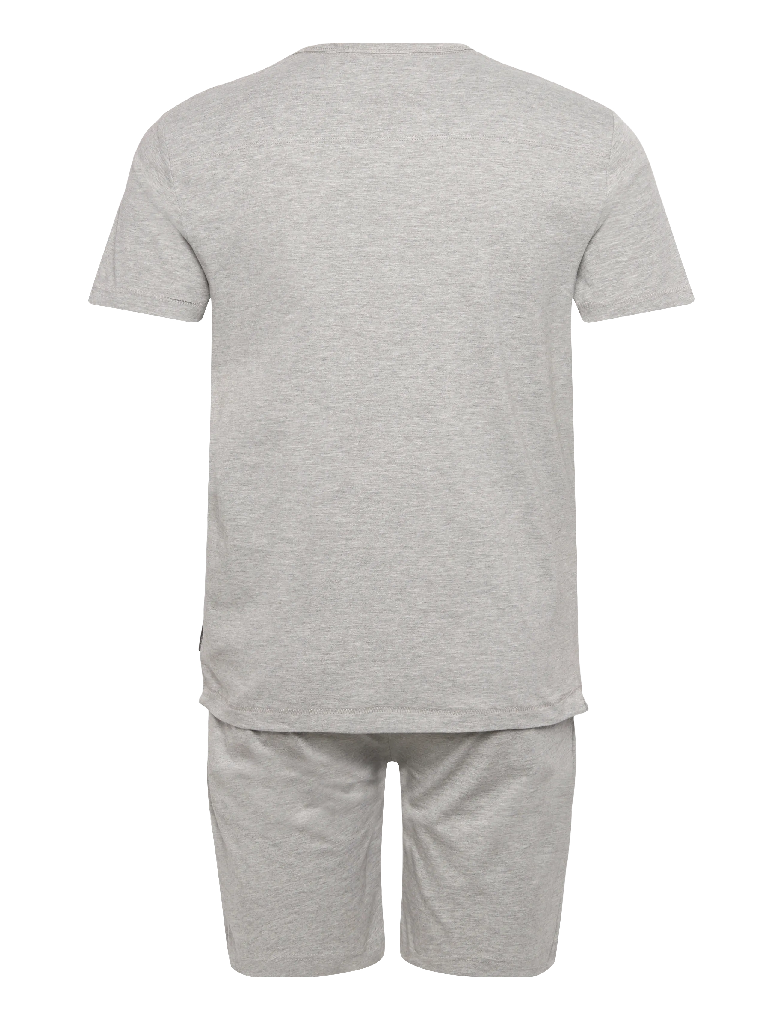 French Connection - FC SHORT AND TEE CO ORD - lgt grey mel - 1