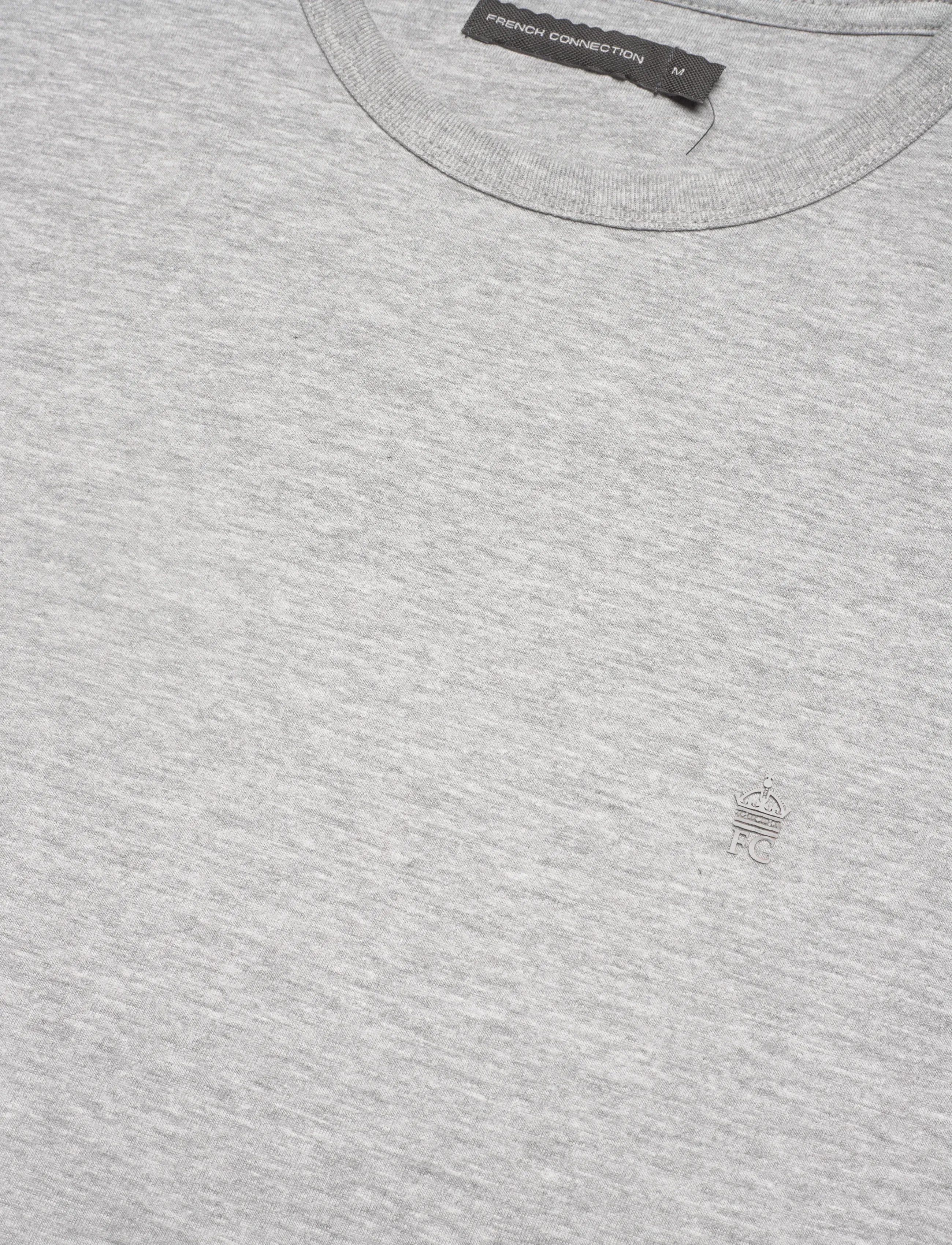 French Connection - FC SHORT AND TEE CO ORD - lgt grey mel - 4