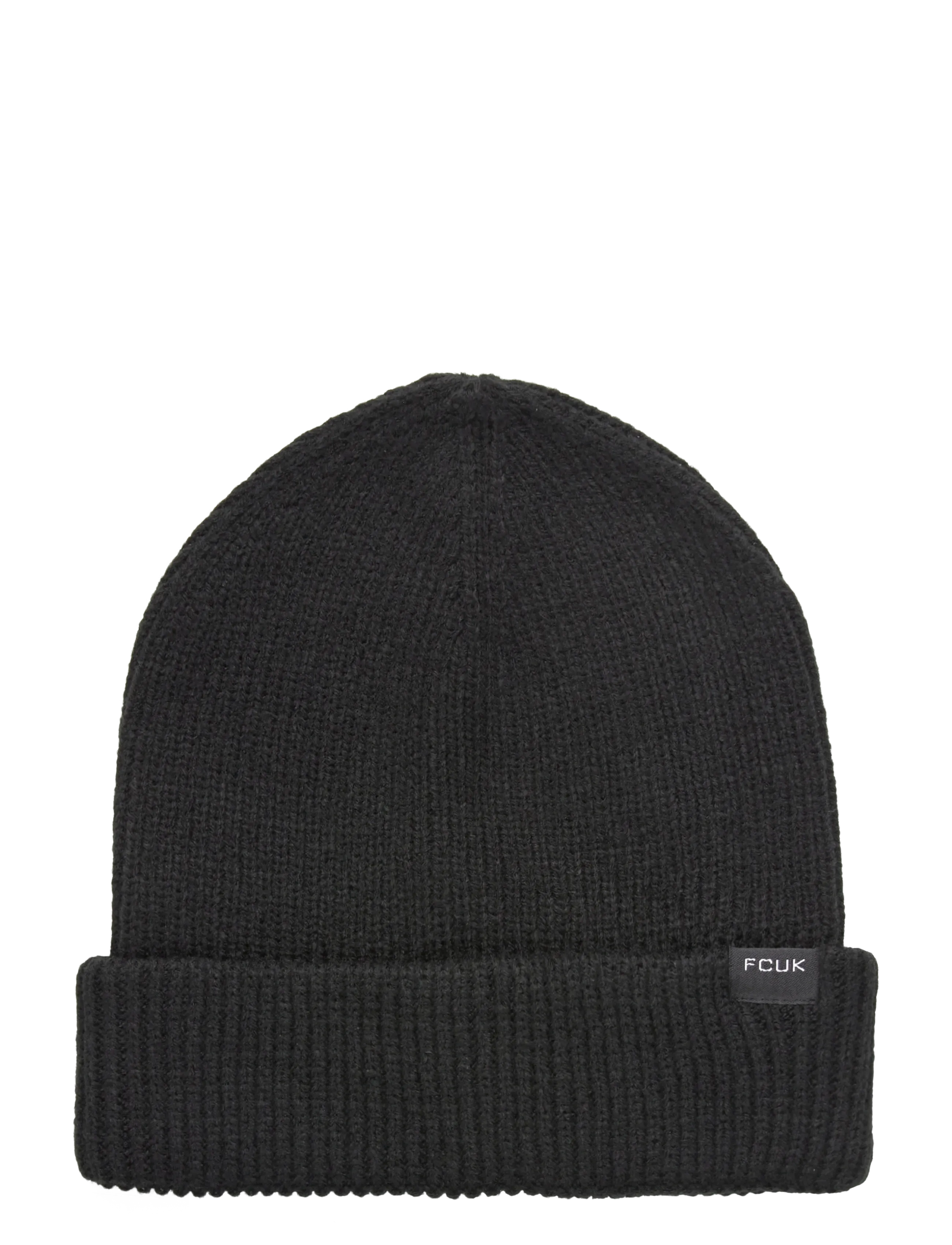 French Connection CASH BEANIE - Accessoarer - BLACK / black