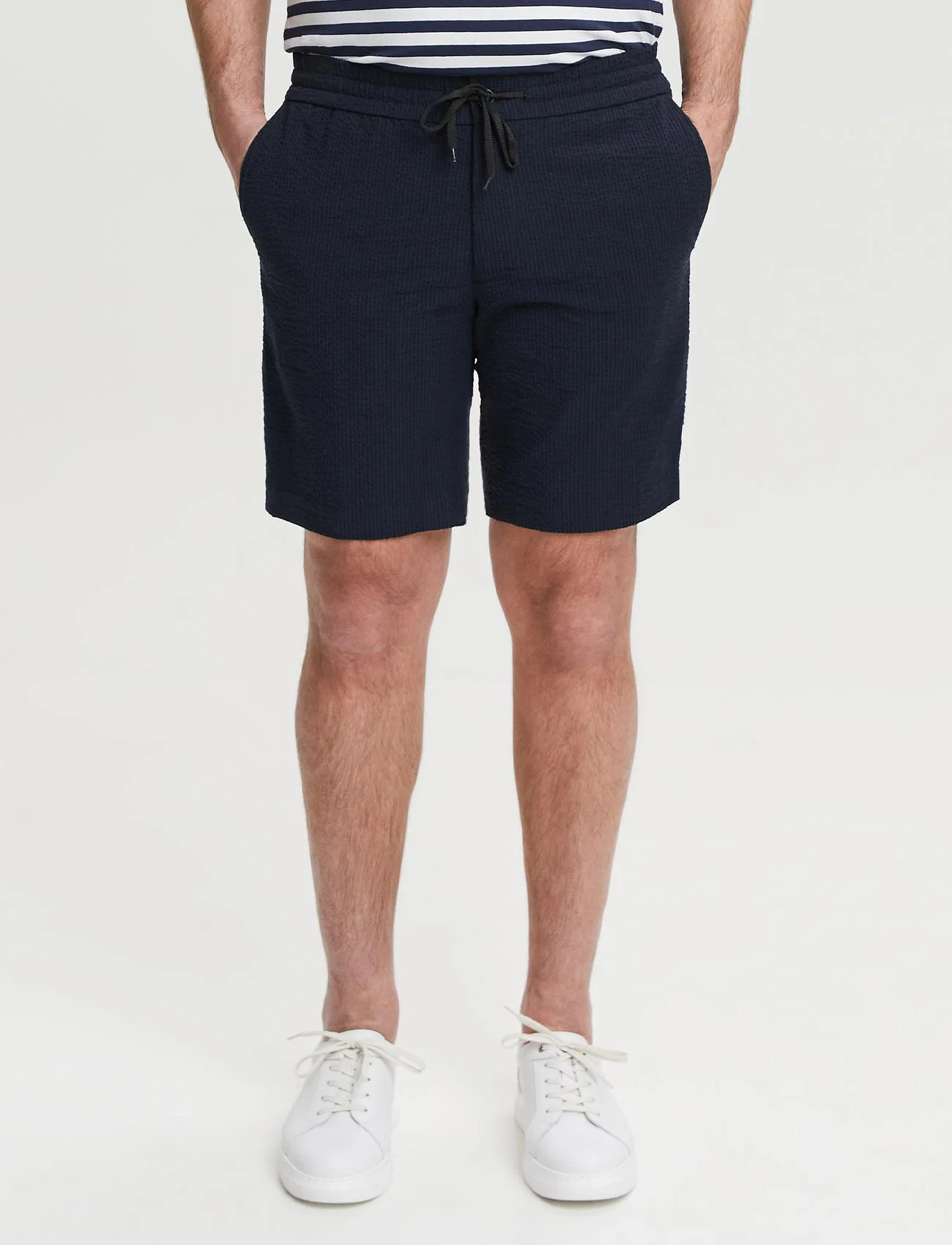 FRENN - Tarmo Organic Cotton Shorts - nordic style - navy - 0