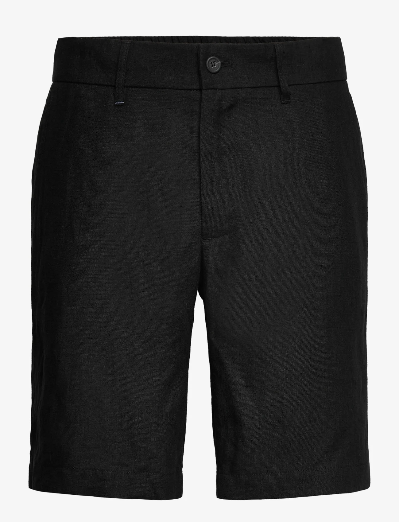 FRENN - Teppo Linen Shorts - nordic style - black - 1