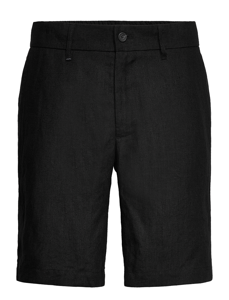 FRENN - Teppo Linen Shorts - black - 0